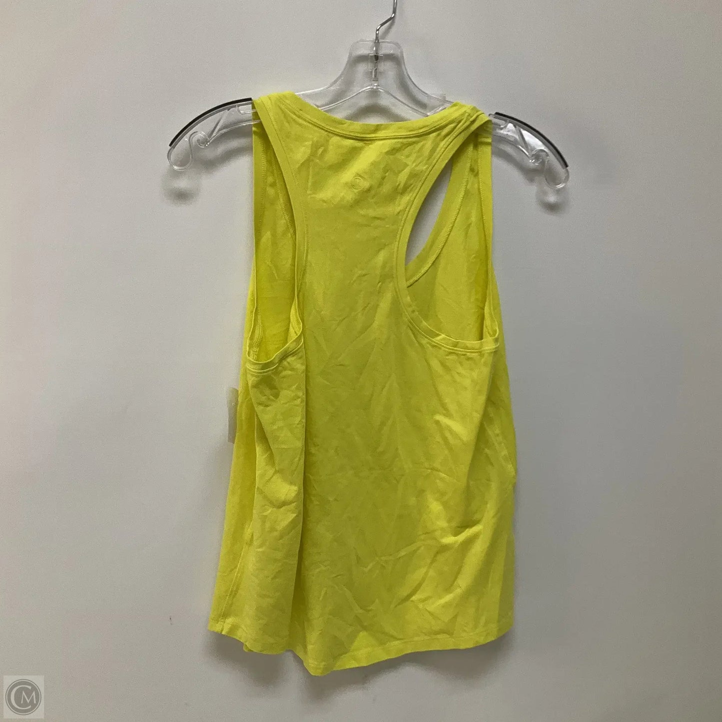 Athletic Tank Top By Lululemon In Yellow, Size: 8