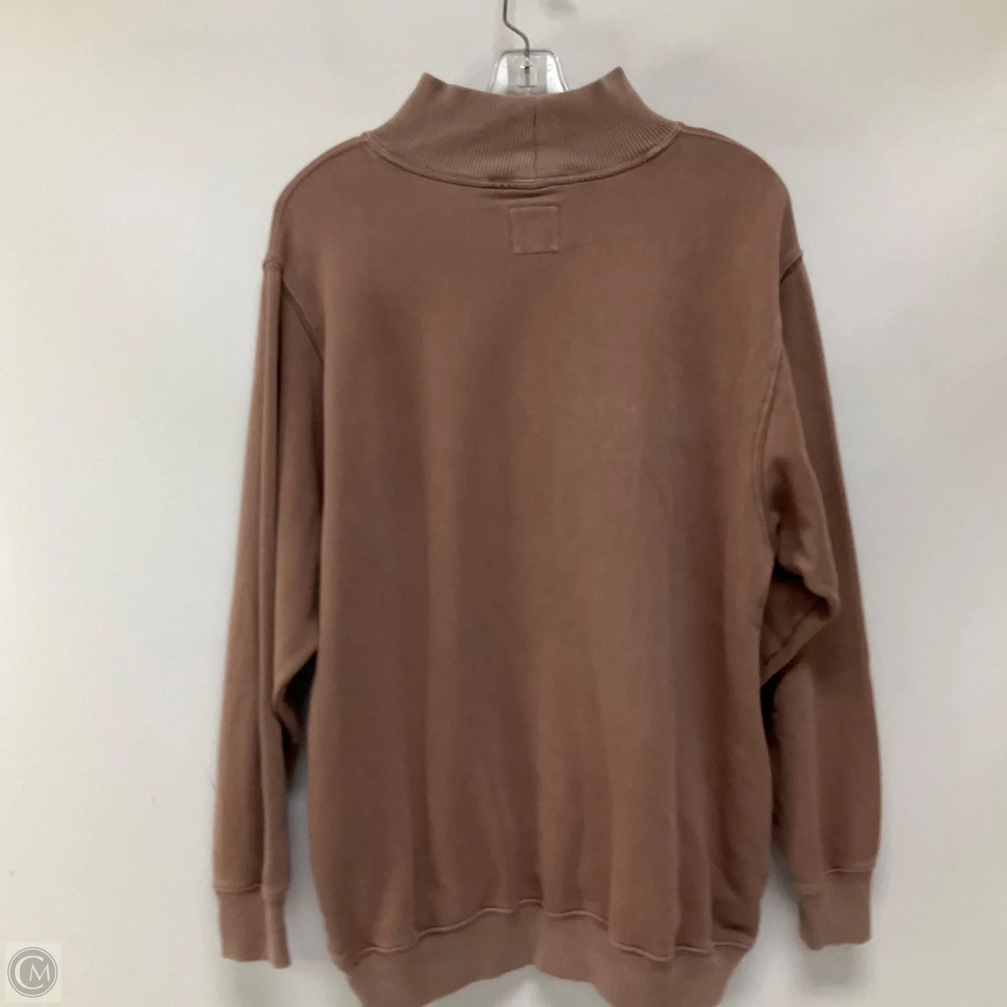 Top Long Sleeve By Aerie In Tan, Size: S