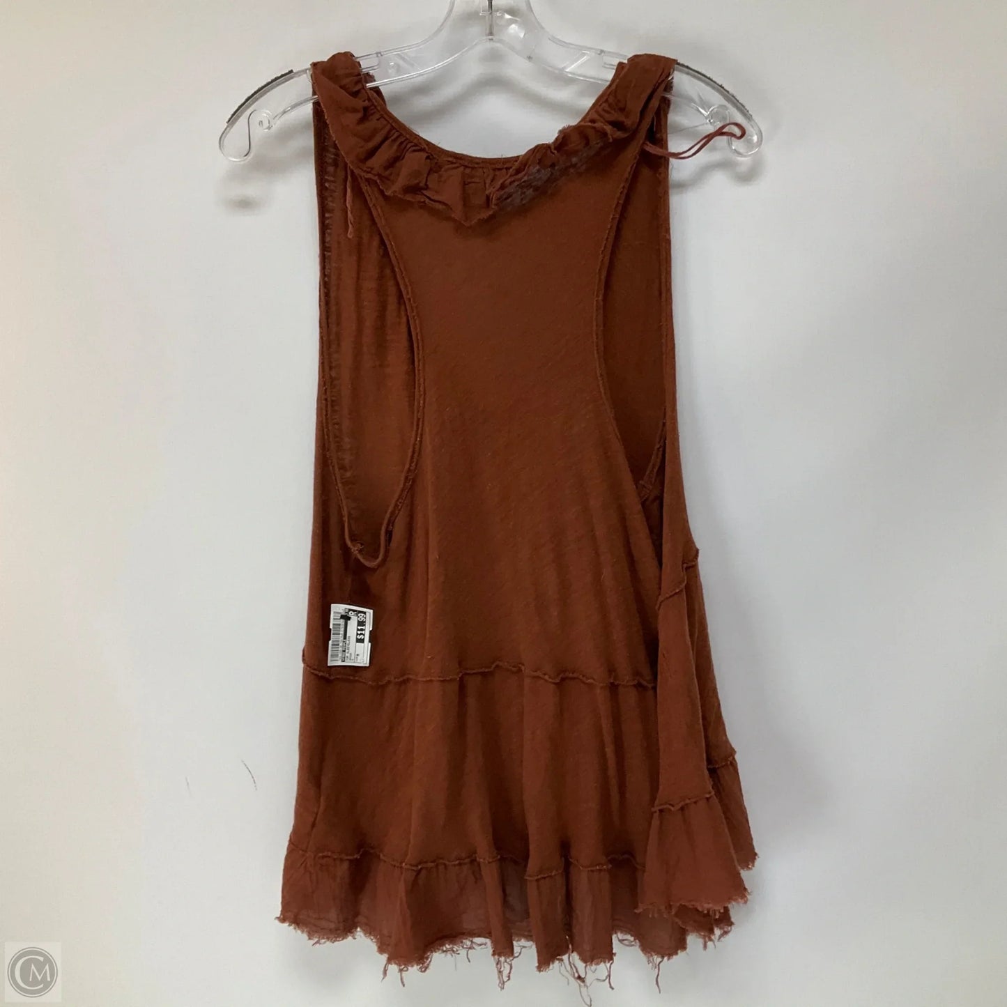 Top Sleeveless By Free People In Brown, Size: M