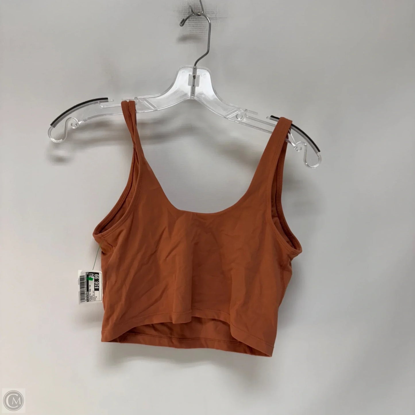 Athletic Tank Top By Lululemon In Orange, Size: 8
