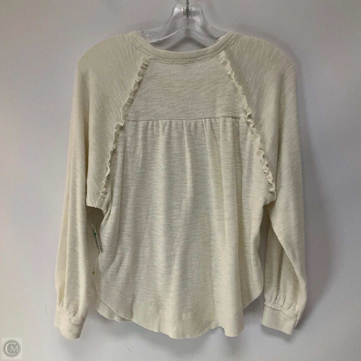 Top Long Sleeve By Pilcro In Cream, Size: Xxs