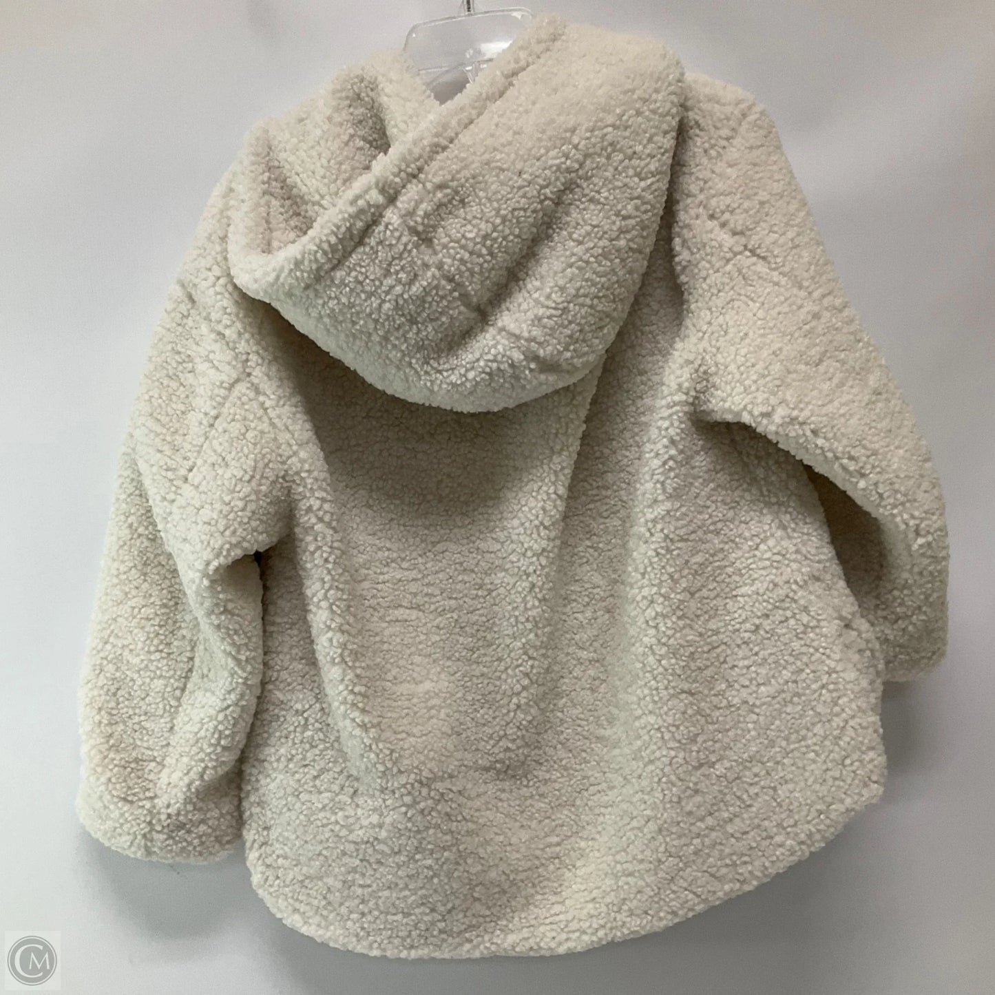 Jacket Faux Fur & Sherpa By Cme In White, Size: L