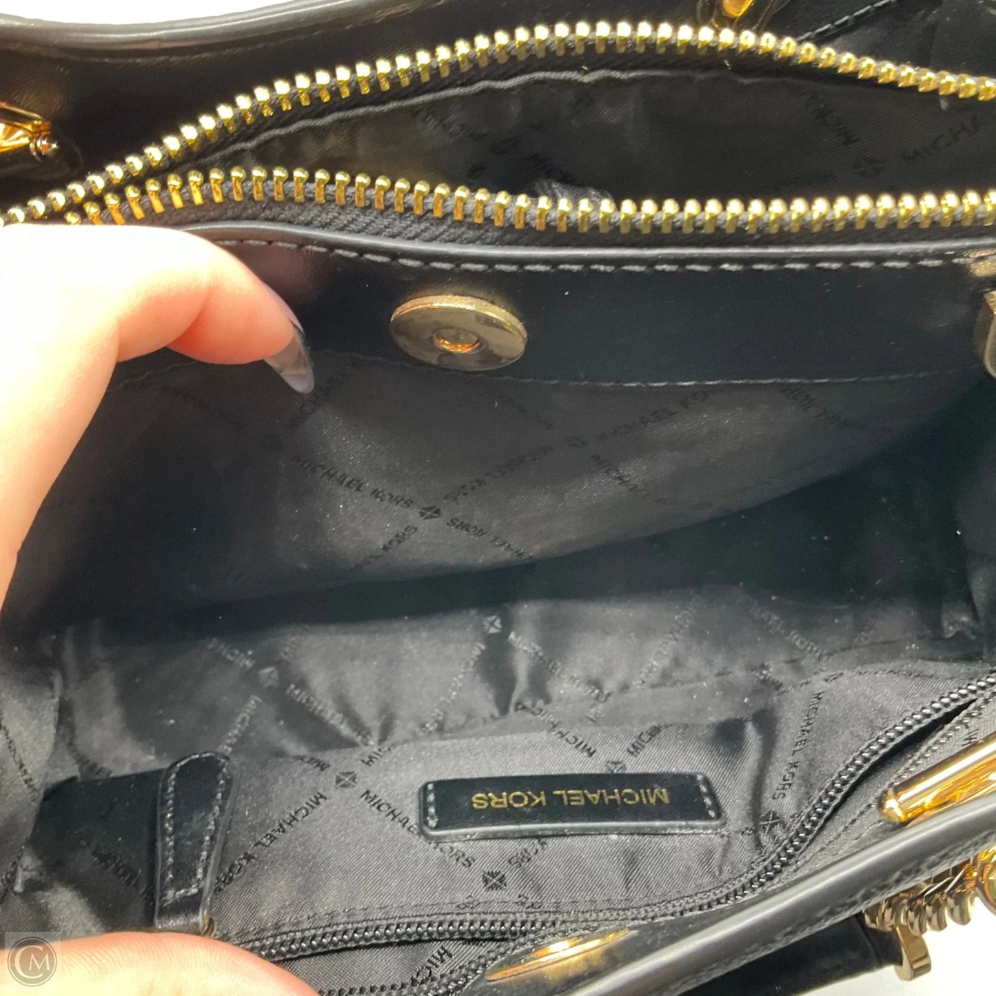 Handbag Designer By Michael Kors, Size: Small