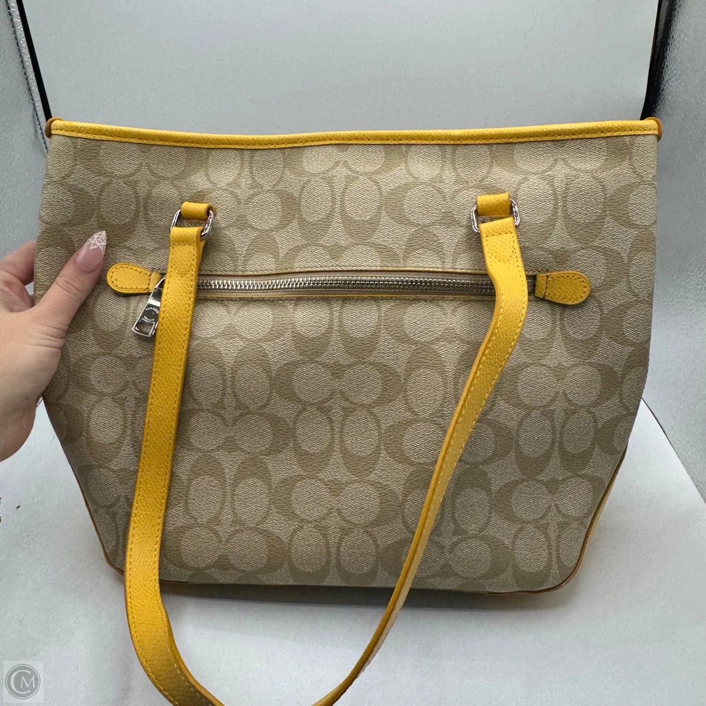 Handbag Designer By Coach, Size: Medium