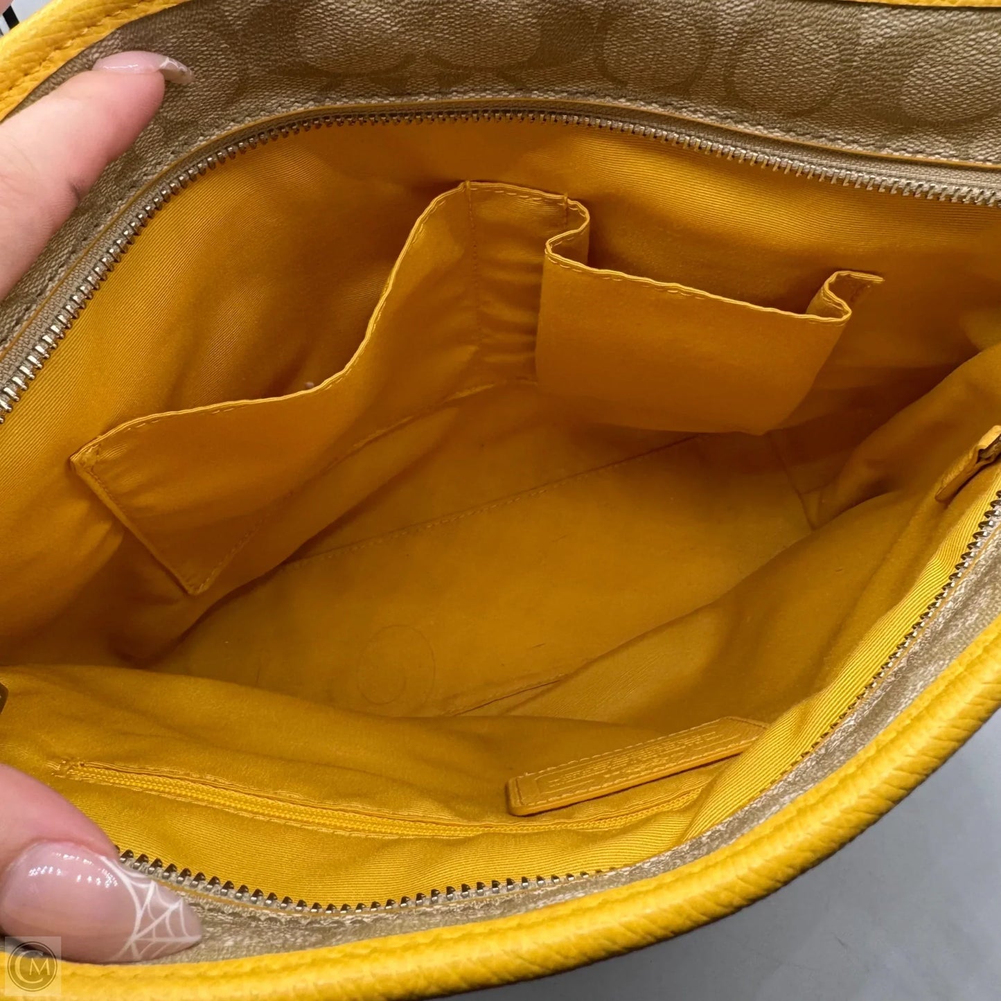 Handbag Designer By Coach, Size: Medium