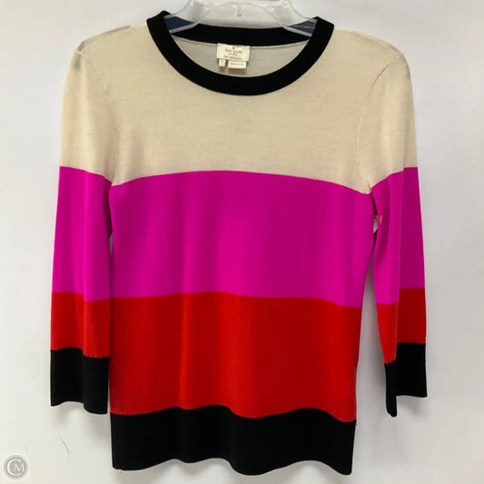 Top Long Sleeve Designer By Kate Spade In Multi-colored, Size: S