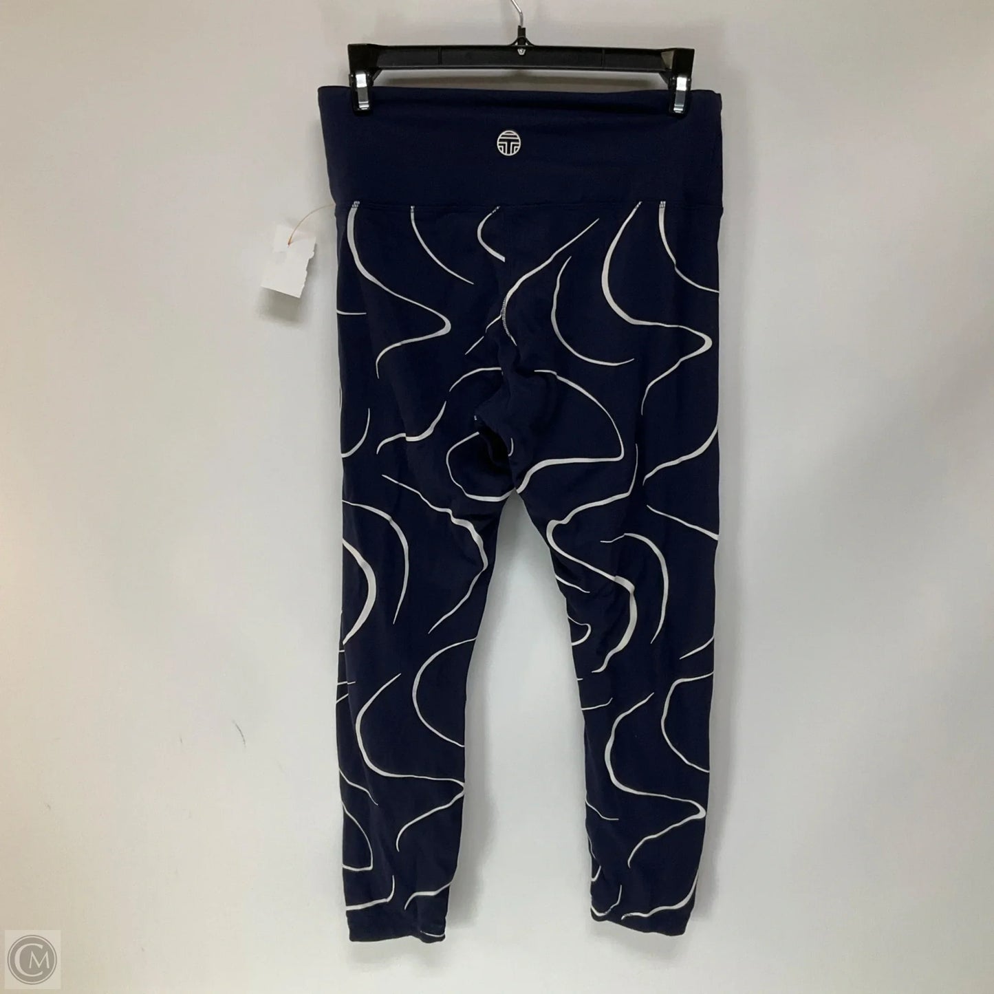 Athletic Leggings By Tory Burch In Blue, Size: M