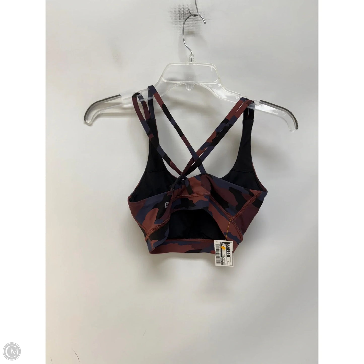 Athletic Bra By Lululemon In Camouflage Print, Size: 6