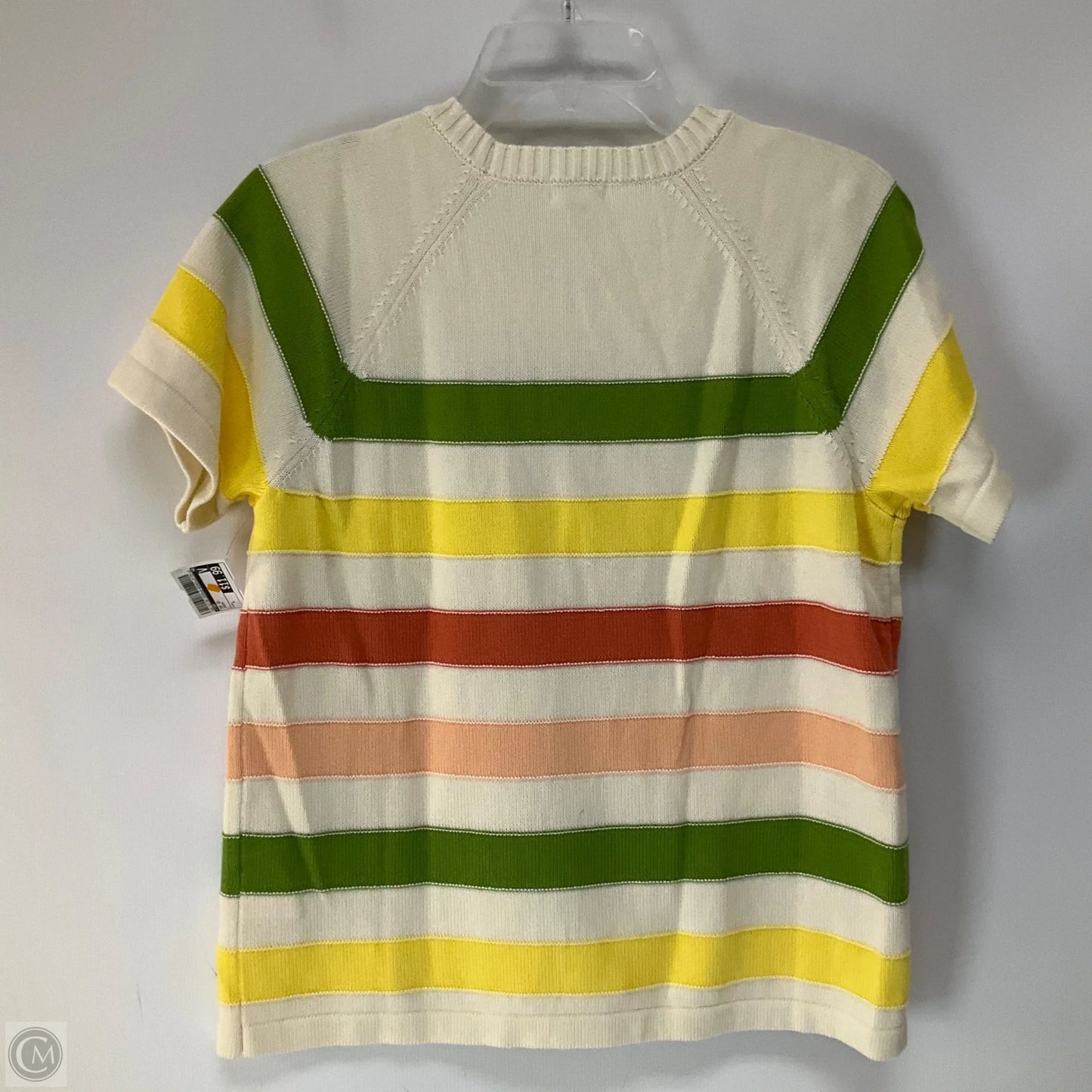 Top Short Sleeve By Tiny In Cream, Size: L