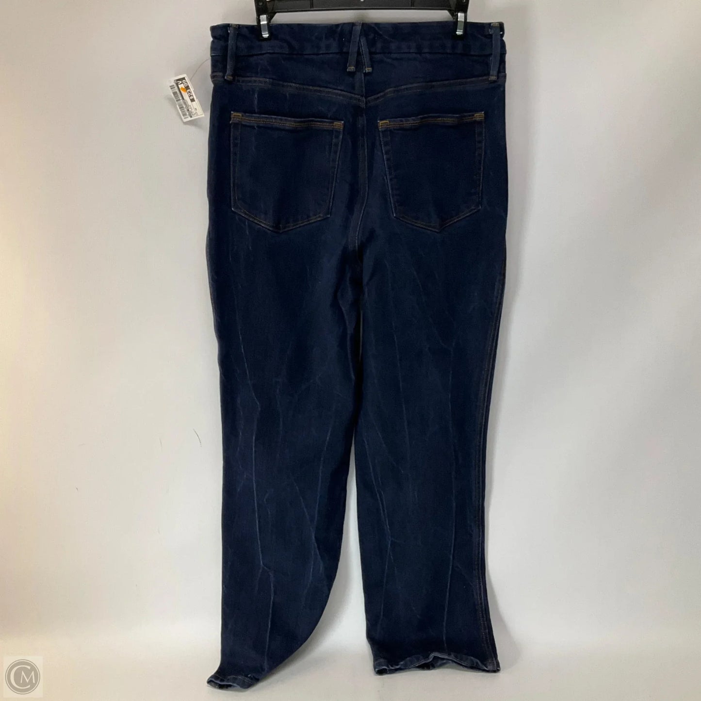 Jeans Straight By Good American In Blue Denim, Size: 10