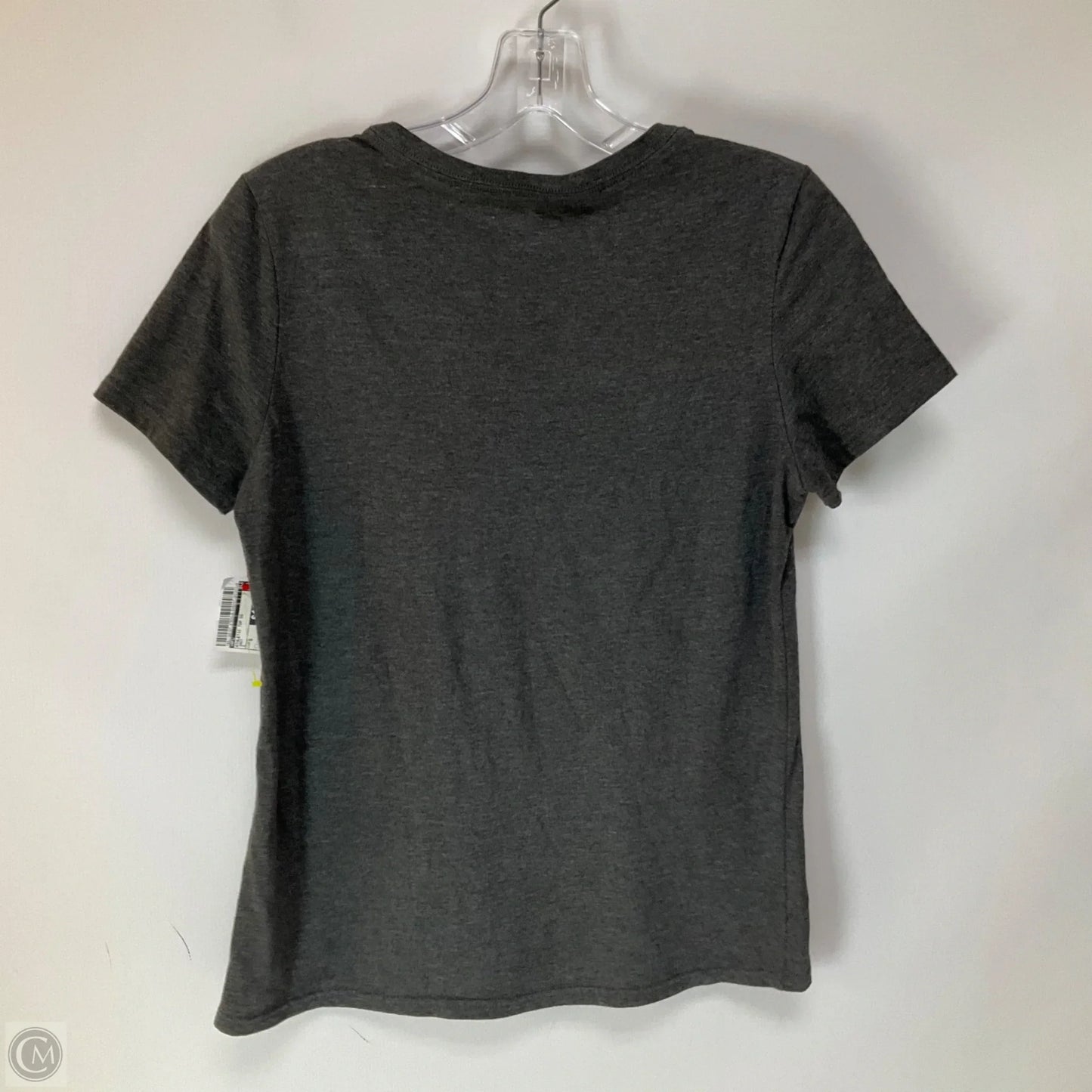 Athletic Top Short Sleeve By Nfl In Grey, Size: S