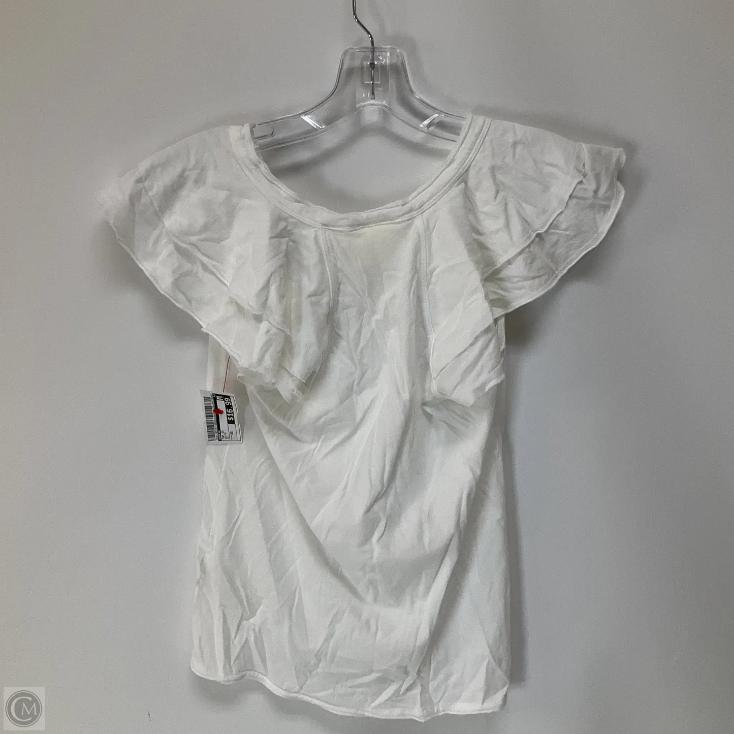 Top Short Sleeve By Maeve In White, Size: Xs