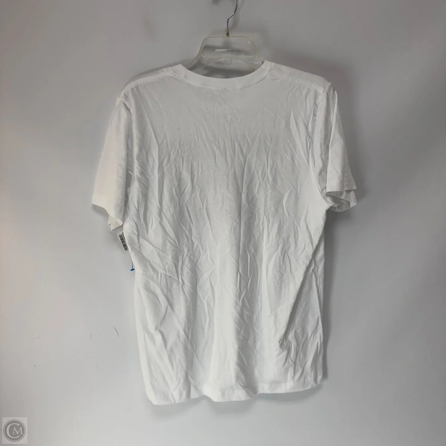 Top Short Sleeve Basic By Cmf In White, Size: Xl