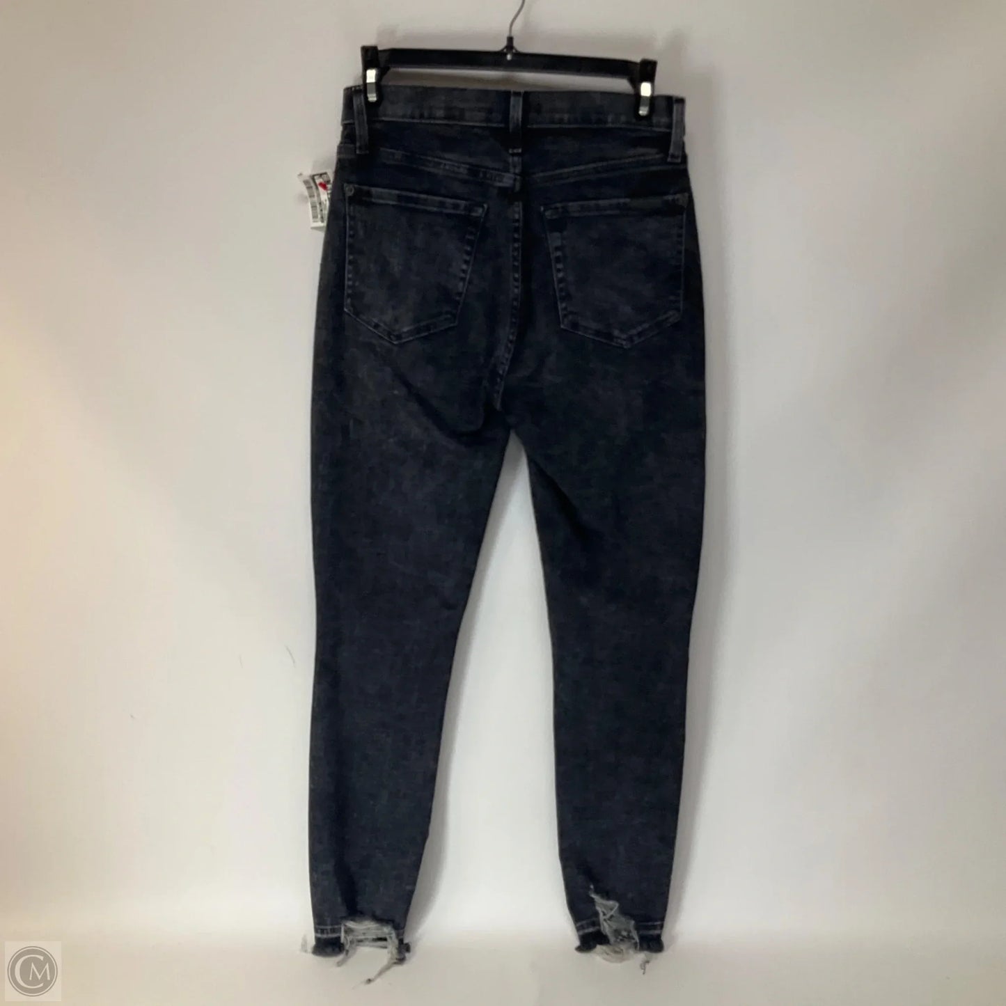 Jeans Skinny By 7 For All Mankind In Black Denim, Size: 2