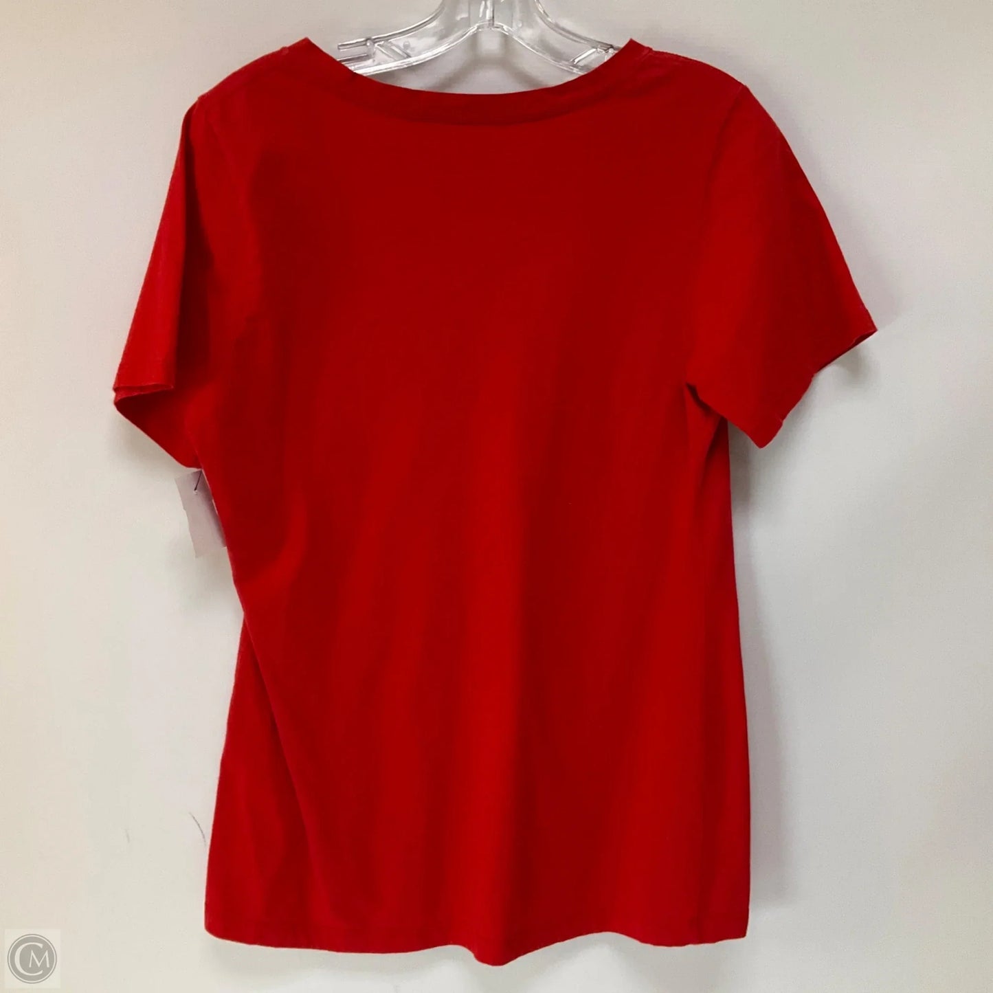 Athletic Top Short Sleeve By Clothes Mentor In Red, Size: L