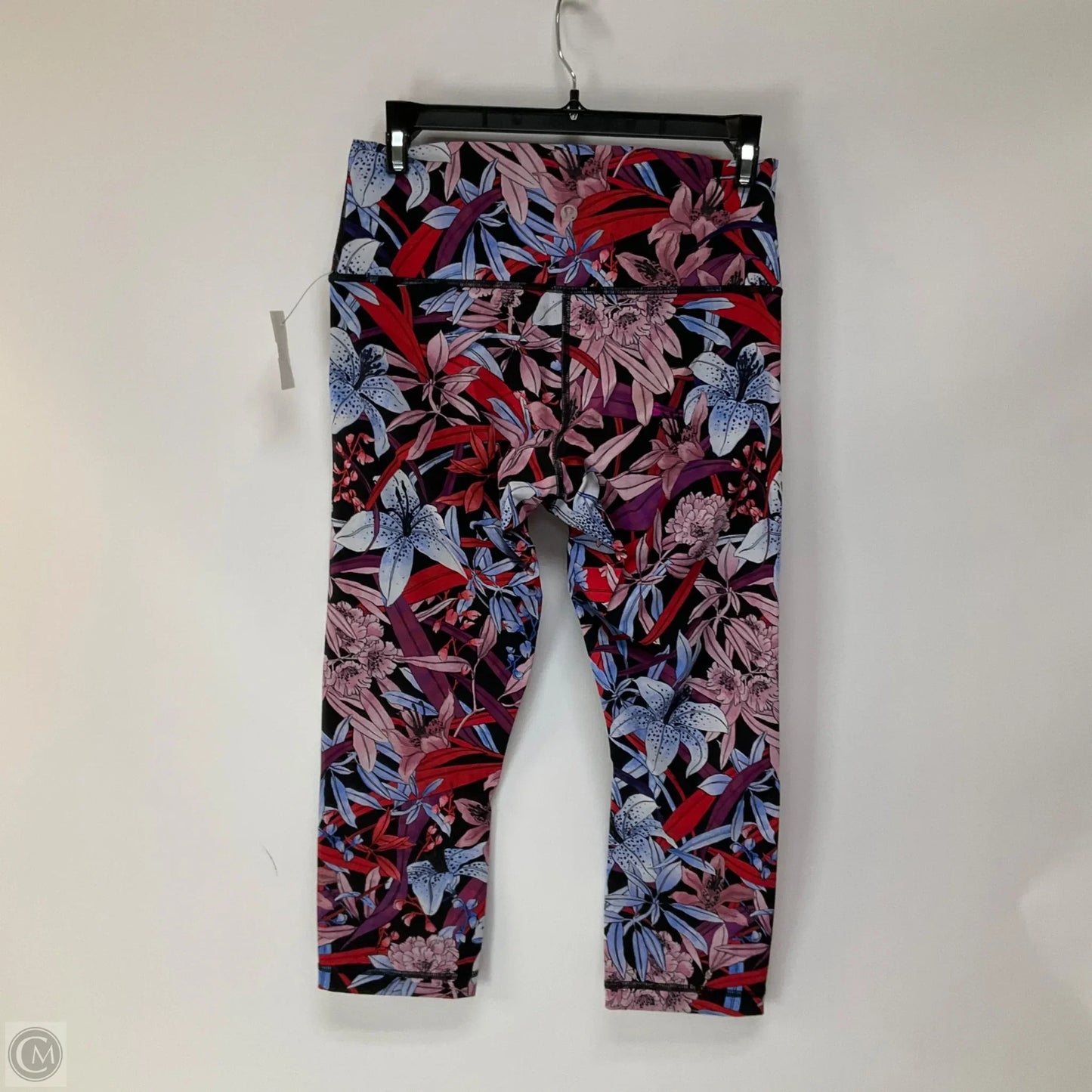 Athletic Leggings Capris By Lululemon In Multi-colored, Size: 8