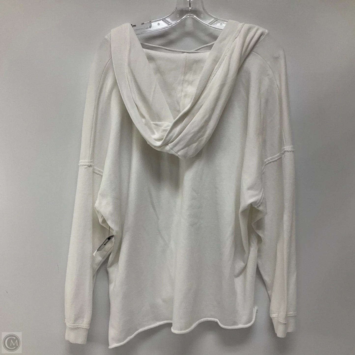 Sweatshirt Hoodie By Aerie In White, Size: S