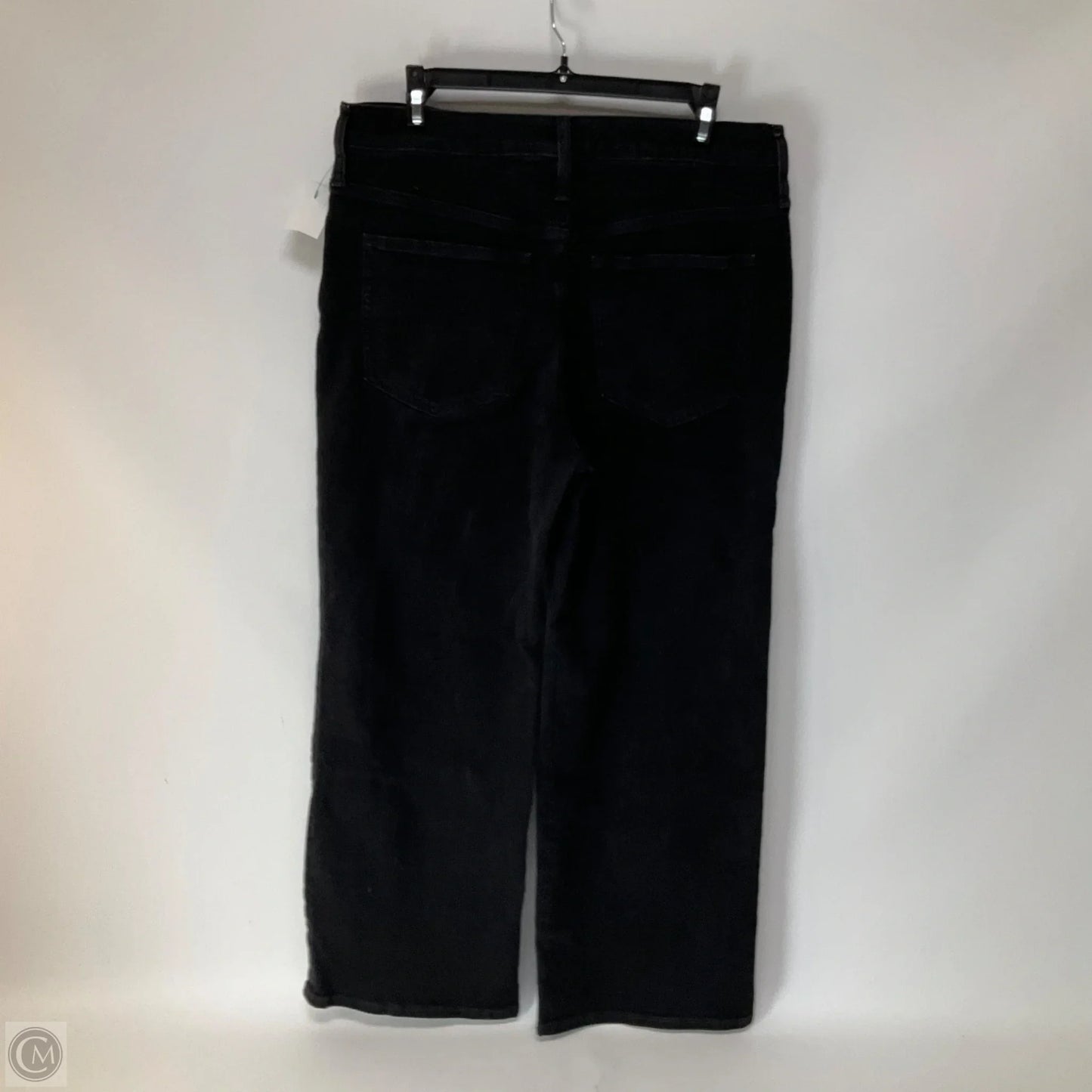 Jeans Straight By J. Crew In Black Denim, Size: 10