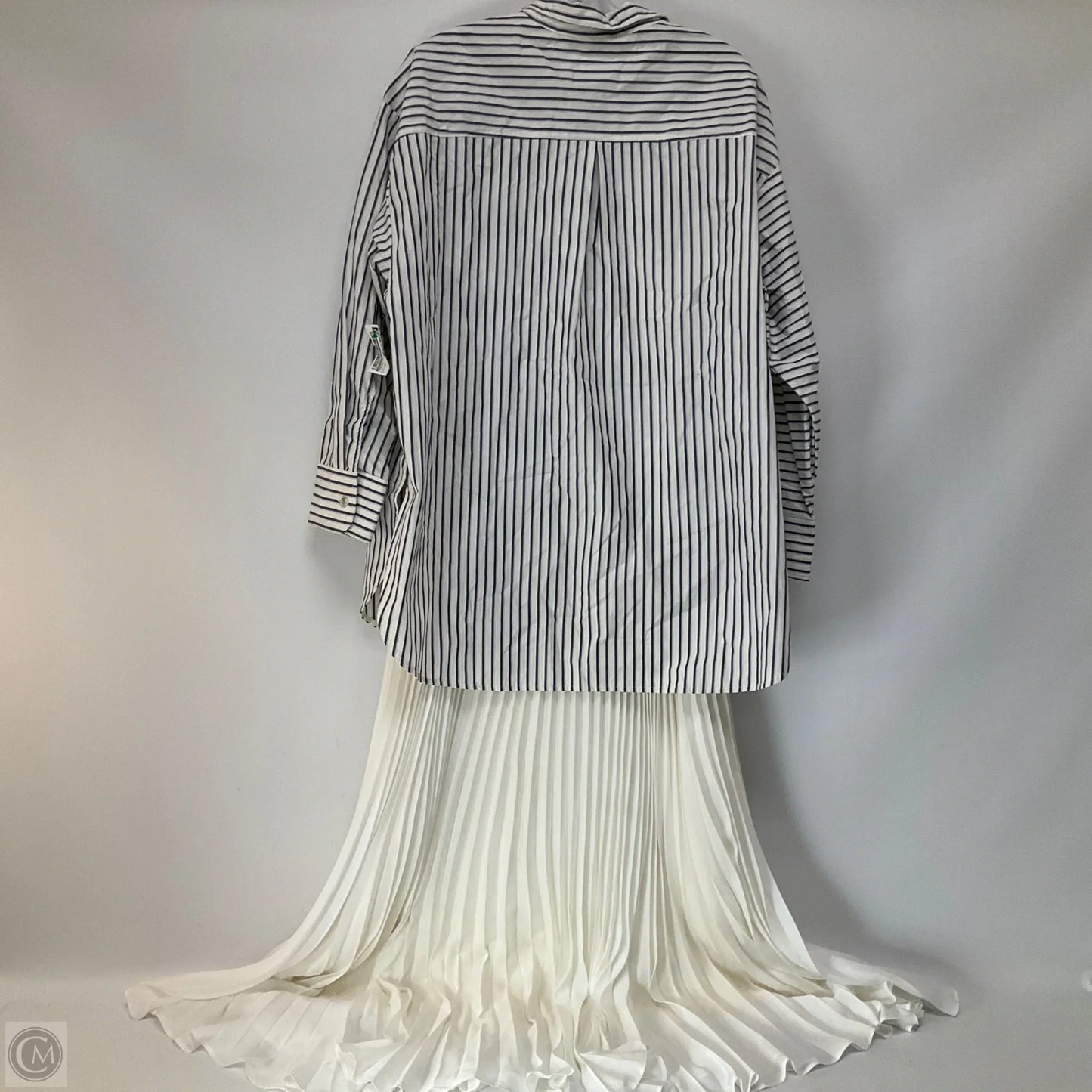 Dress Casual Maxi By Anthropologie In Striped Pattern, Size: 1x