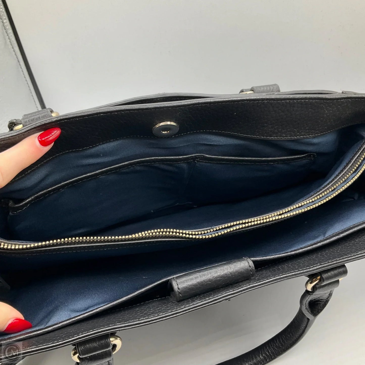 Handbag Leather By Cole-haan, Size: Large