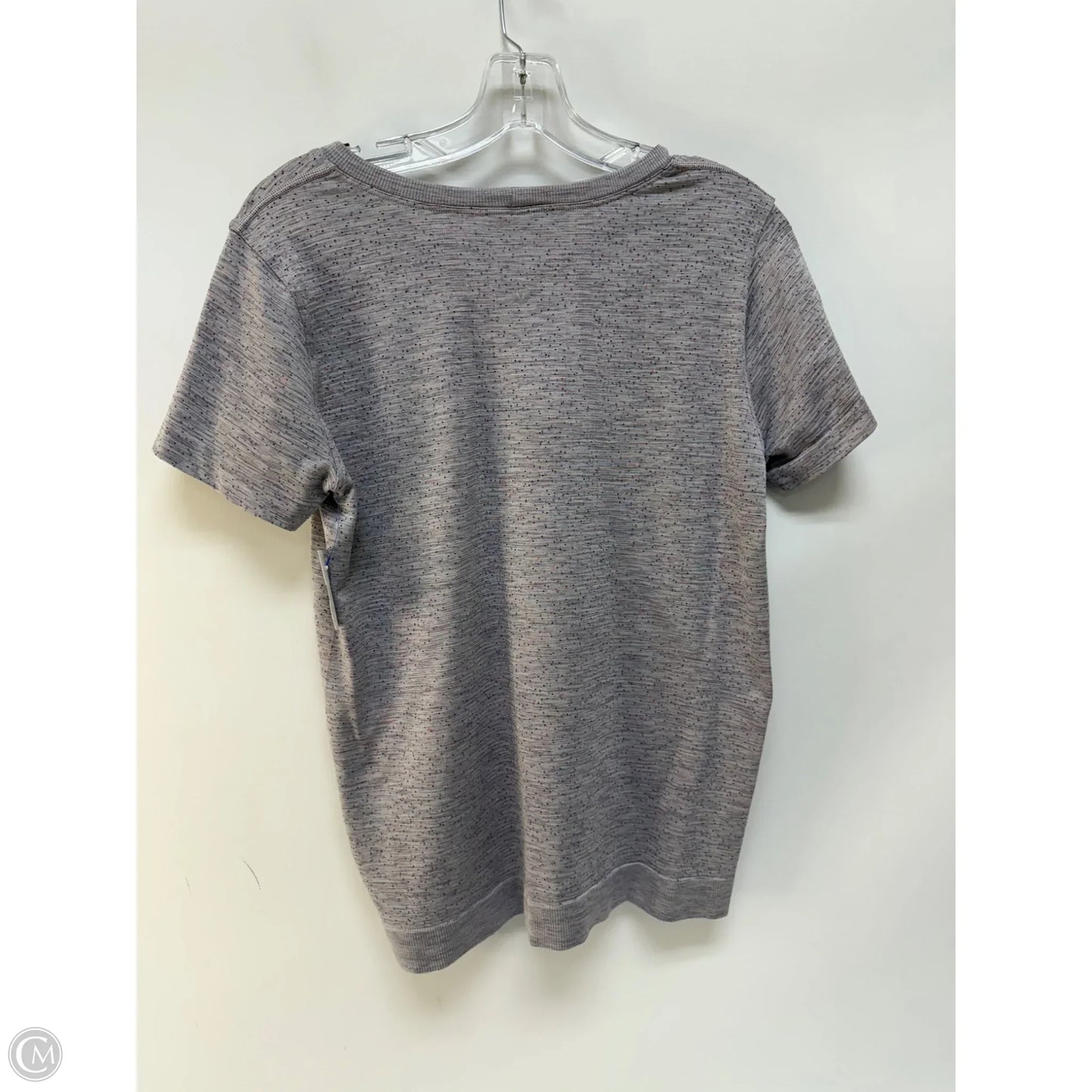 Athletic Top Short Sleeve By Lululemon In Purple, Size: 10