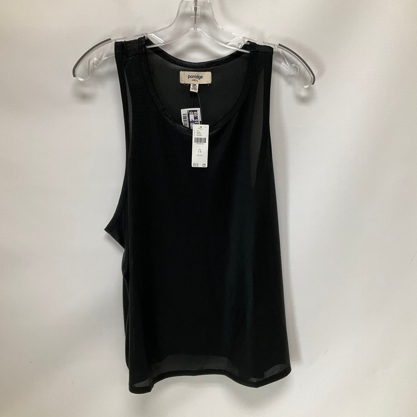 Top Sleeveless By Porridge Size: 1x