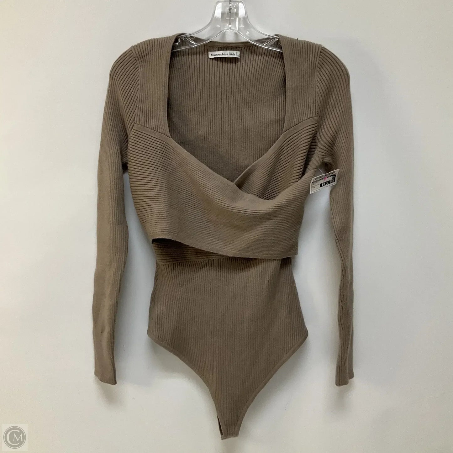 Bodysuit By Abercrombie And Fitch In Taupe, Size: L