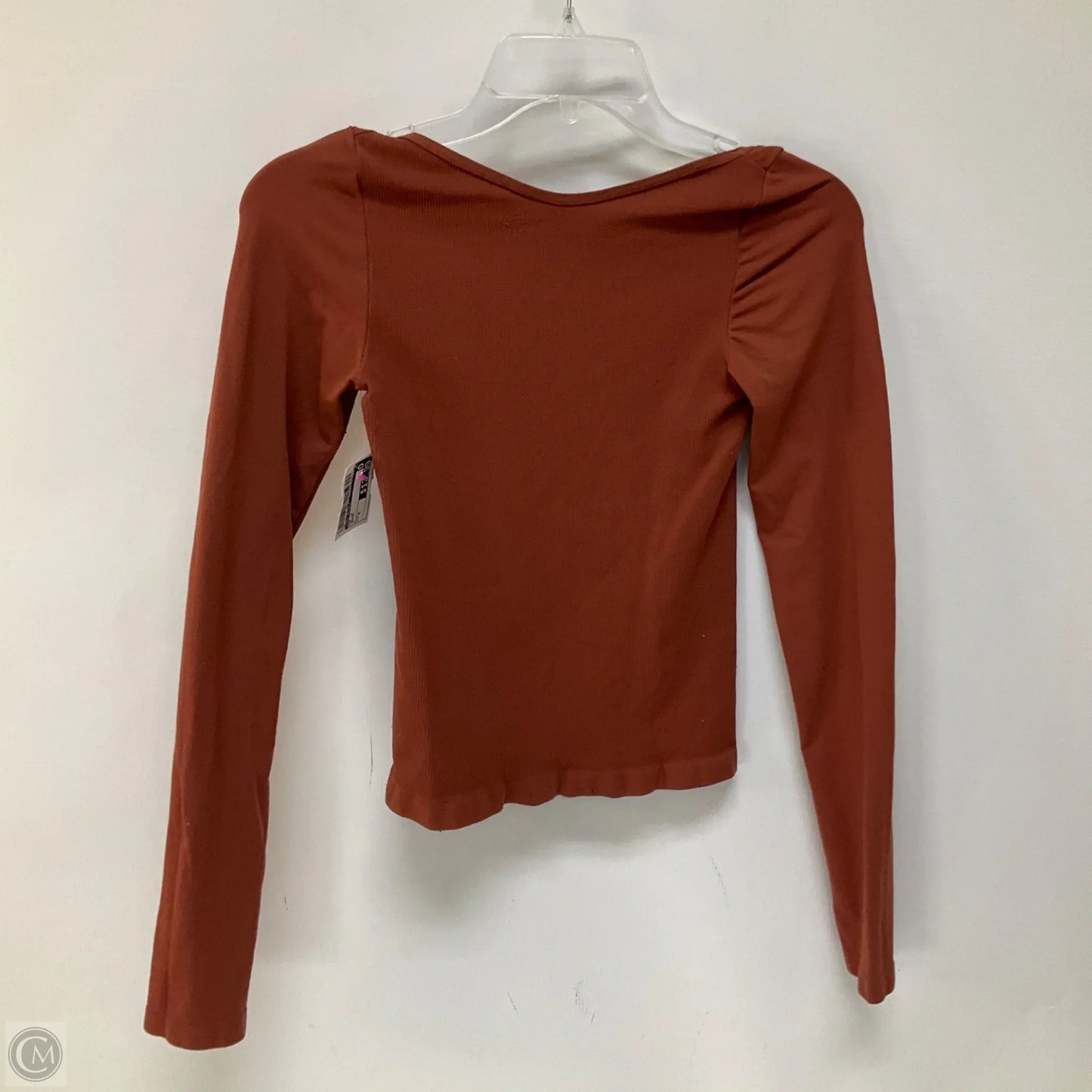 Top Long Sleeve By Free People In Orange, Size: S