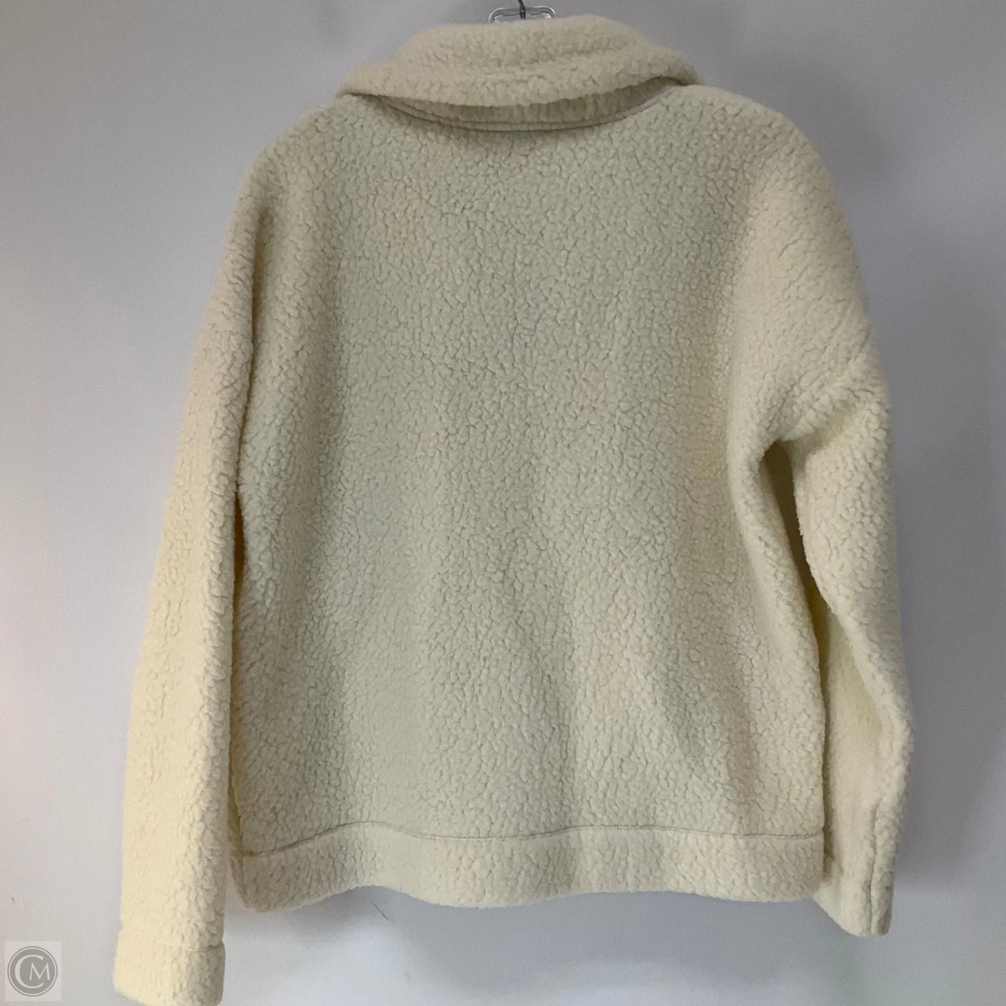 Jacket Fleece By J. Crew In Cream, Size: S