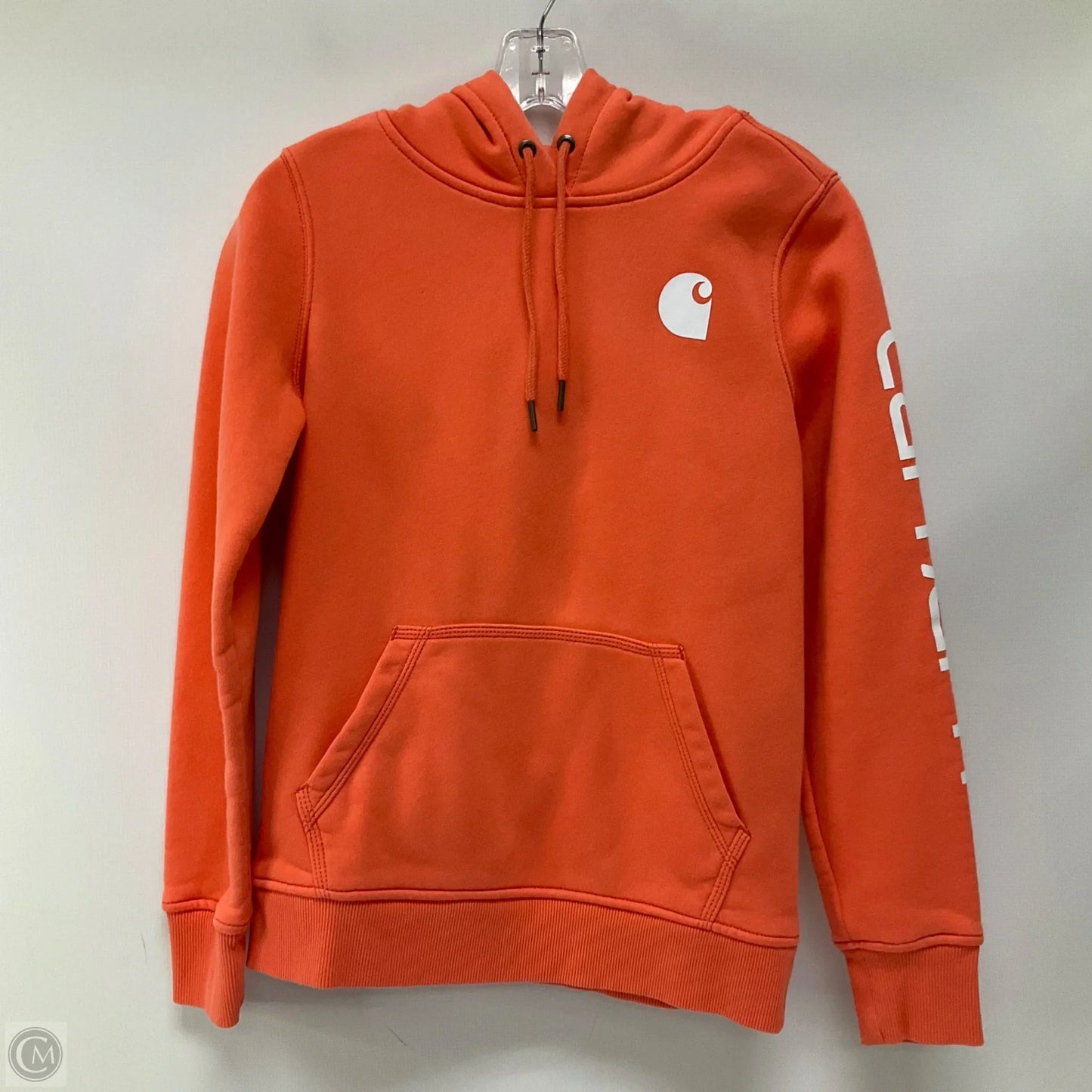 Sweatshirt Hoodie By Carhartt In Peach, Size: Xs