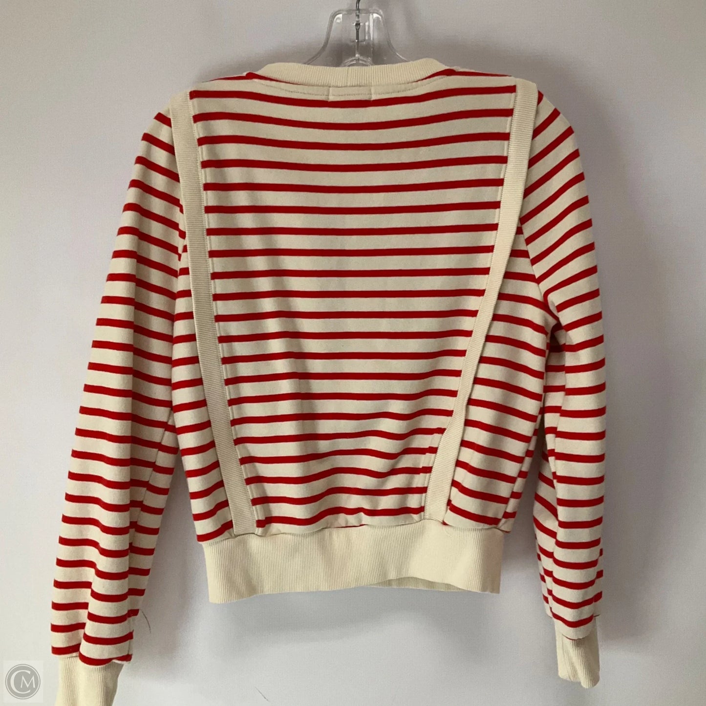 Sweatshirt Crewneck By Evereve In Striped Pattern, Size: Xs