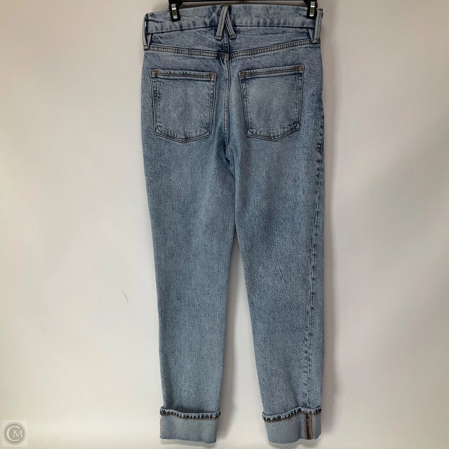Jeans Skinny By Good American In Blue Denim, Size: 0