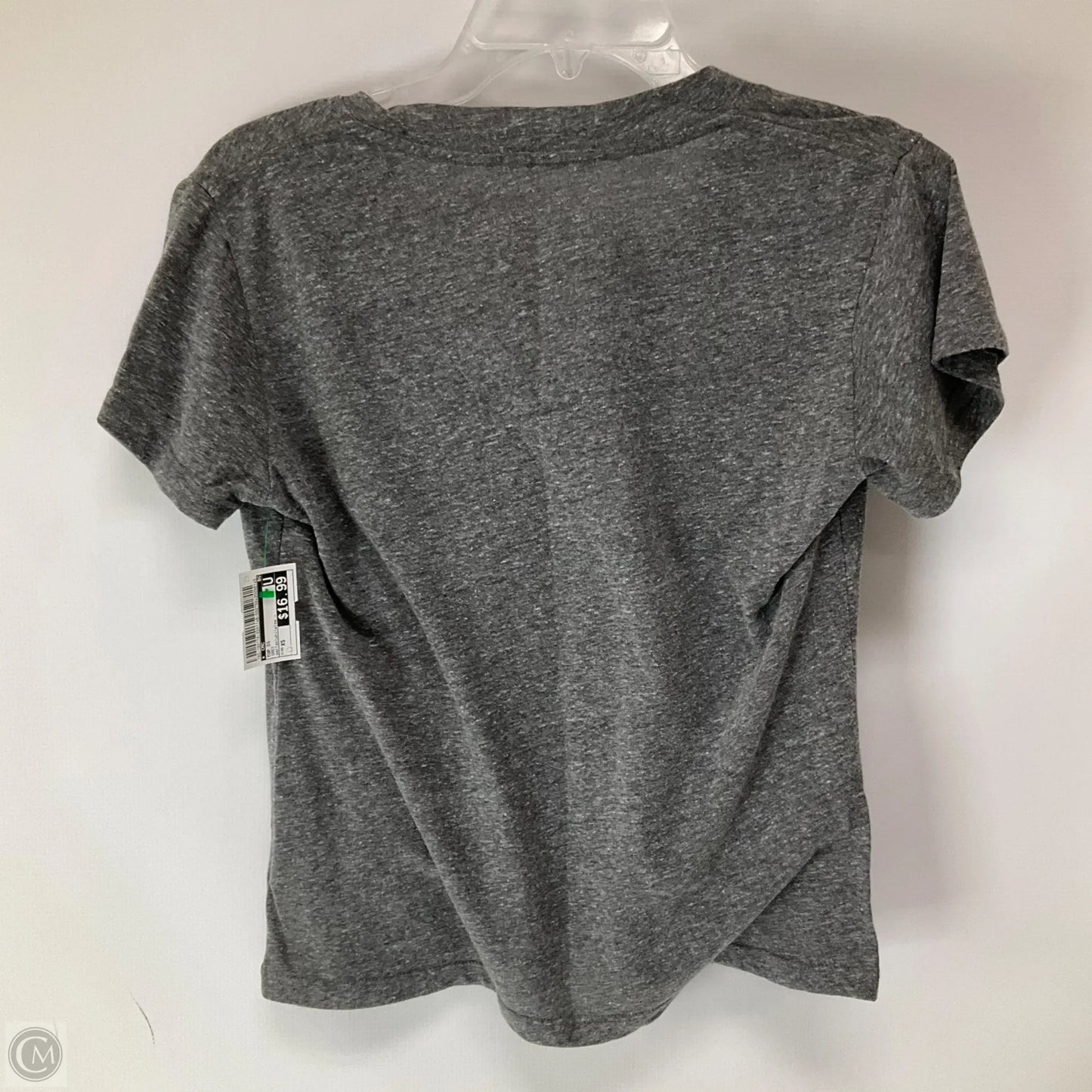 Top Short Sleeve By Cmc In Grey, Size: Xs