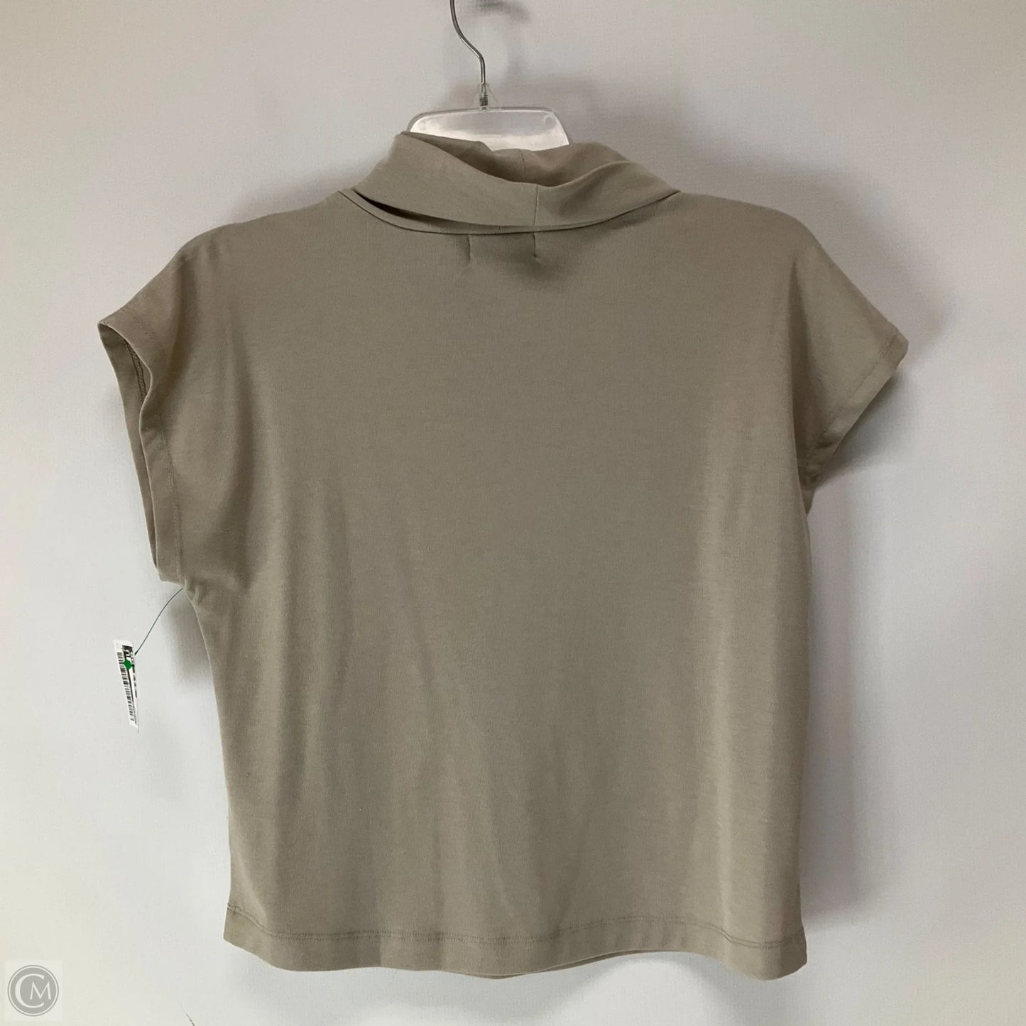 Top Short Sleeve By Evereve In Taupe, Size: Xs