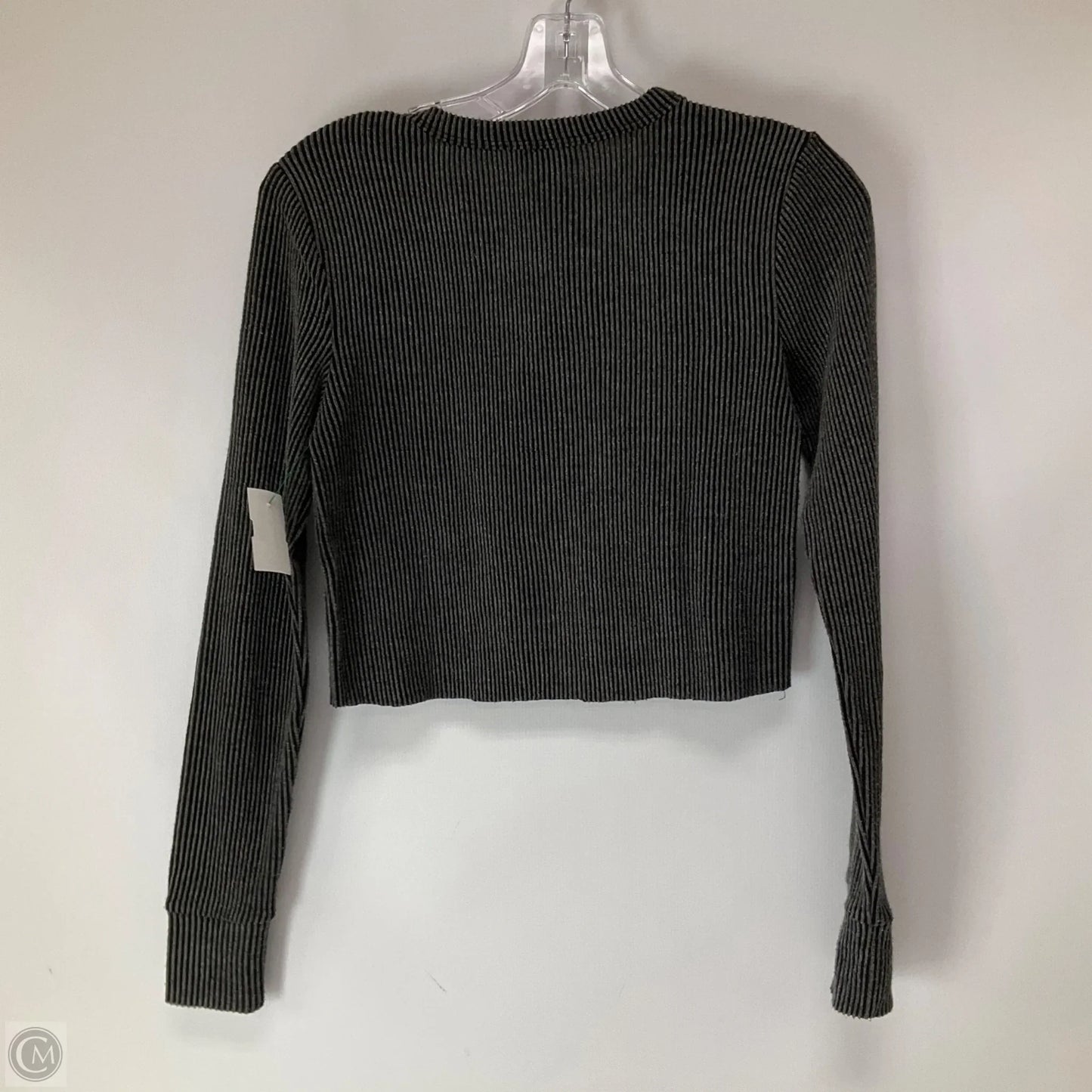 Top Long Sleeve By Evereve In Grey, Size: Xs