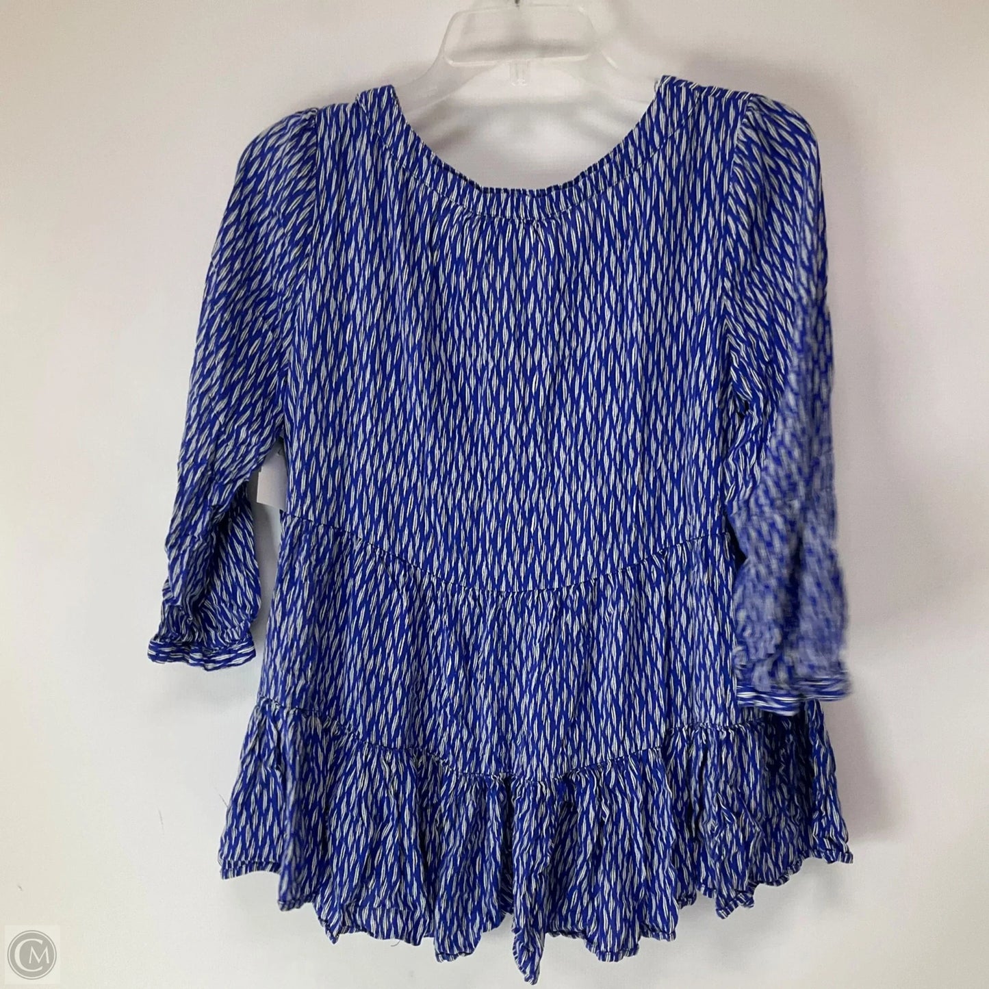 Top Long Sleeve By Maeve In Blue, Size: M