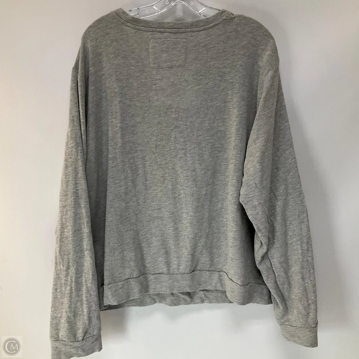 Top Long Sleeve By Anthropologie In Grey, Size: Xl