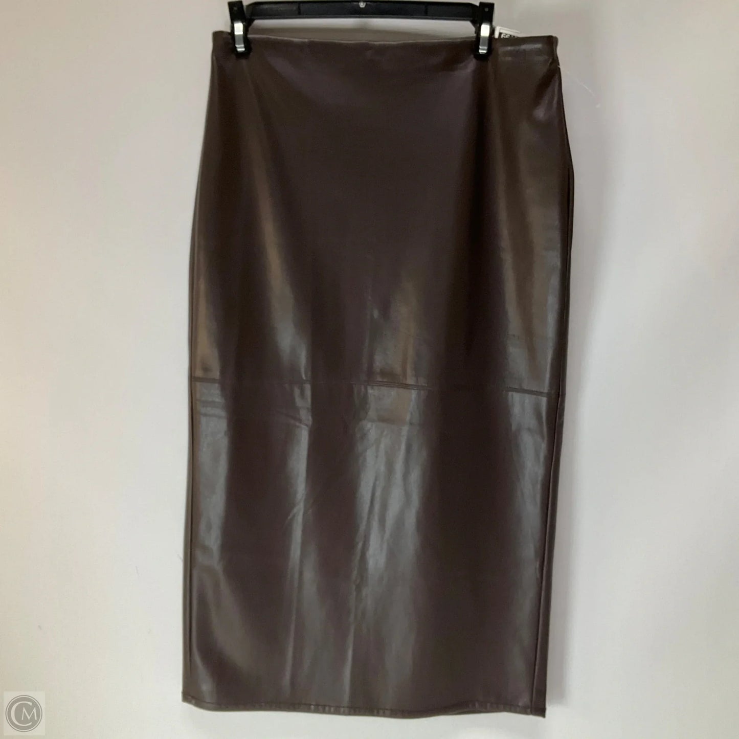 Skirt Midi By Good American In Brown, Size: 8