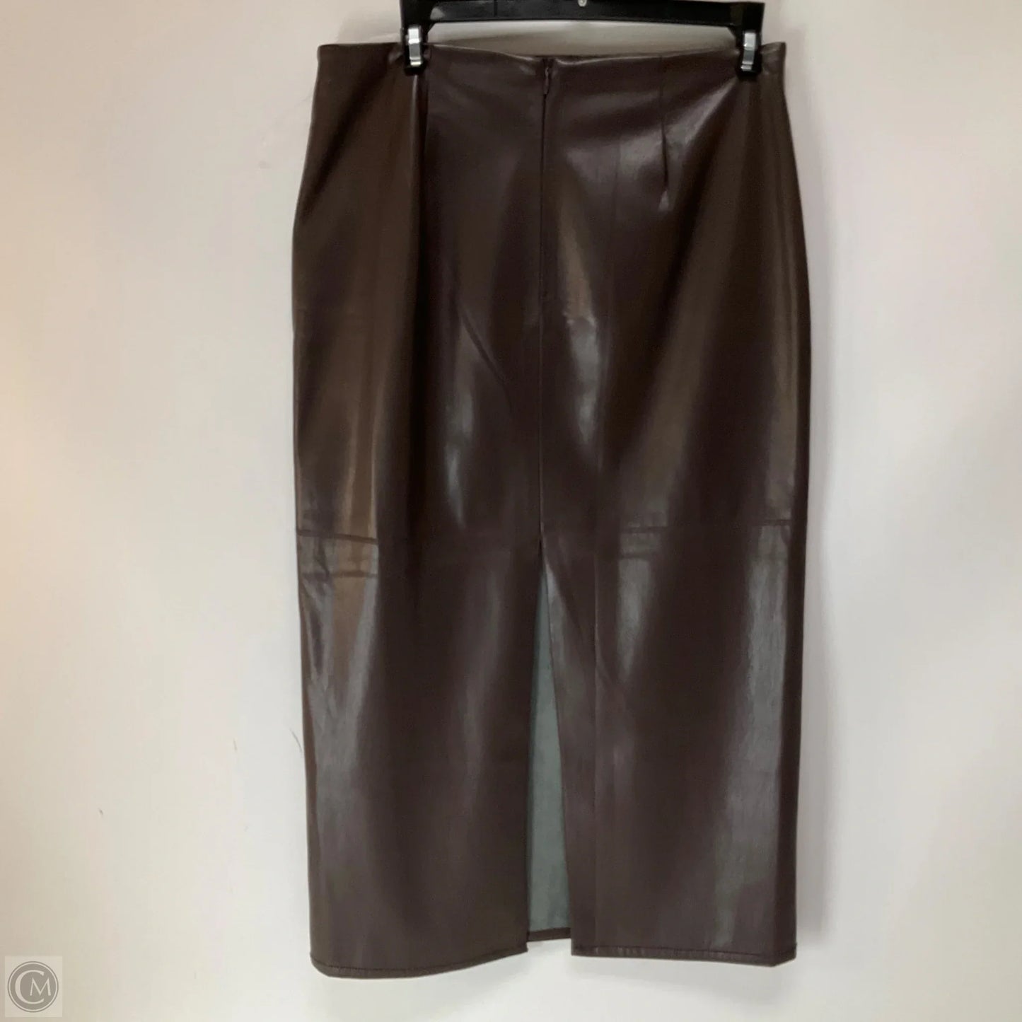 Skirt Midi By Good American In Brown, Size: 8