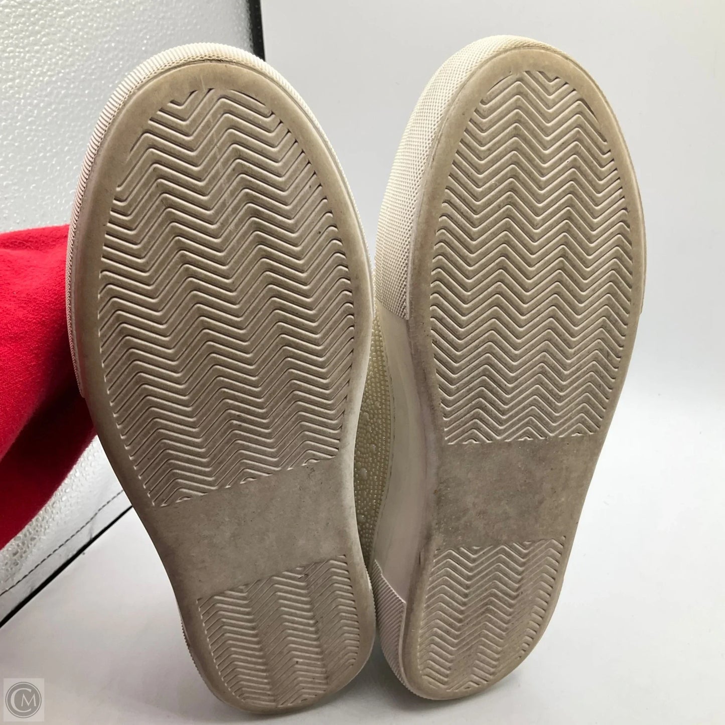 Shoes Sneakers By Betsey Johnson In Cream, Size: 8