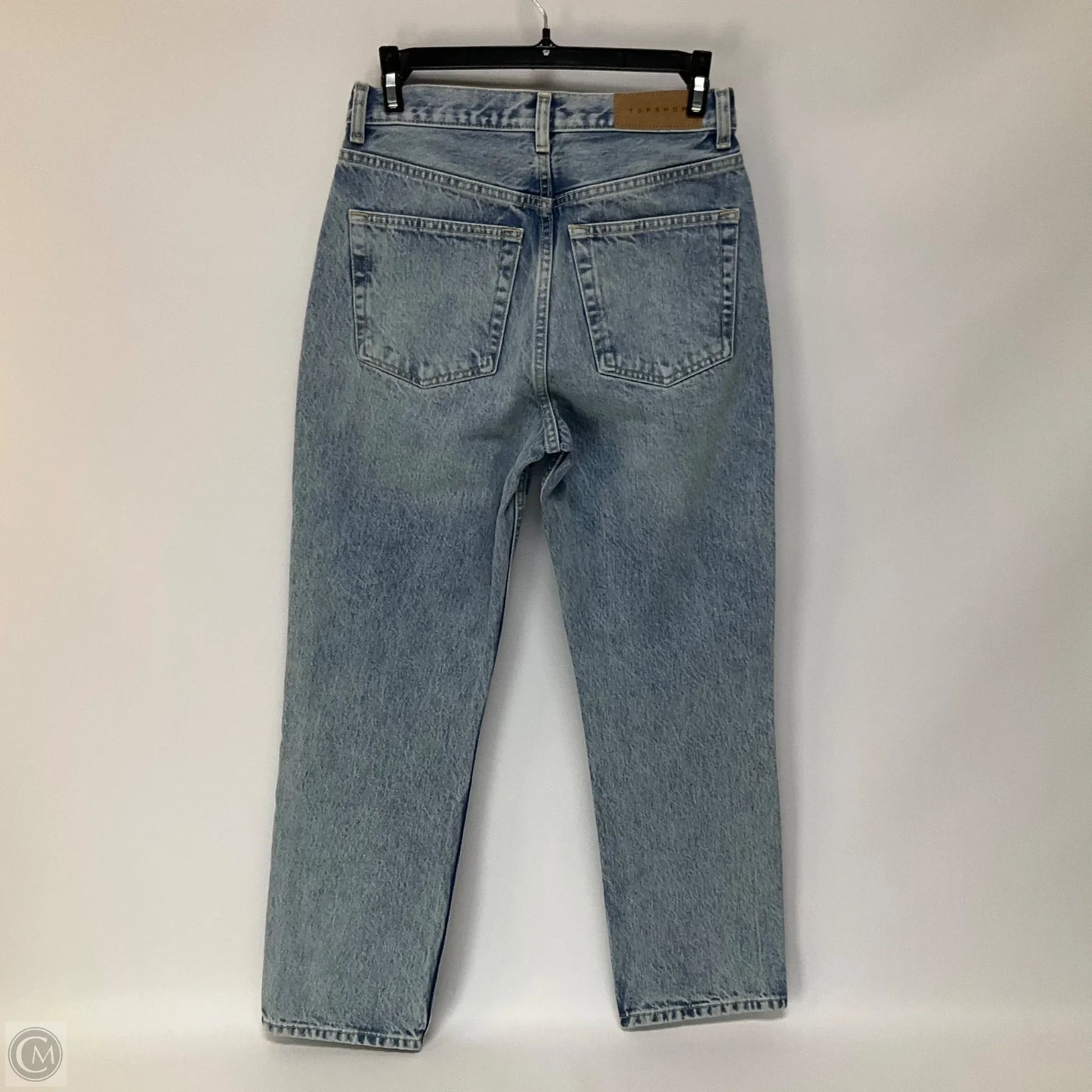 Jeans Boyfriend By Top Shop In Blue Denim, Size: 0