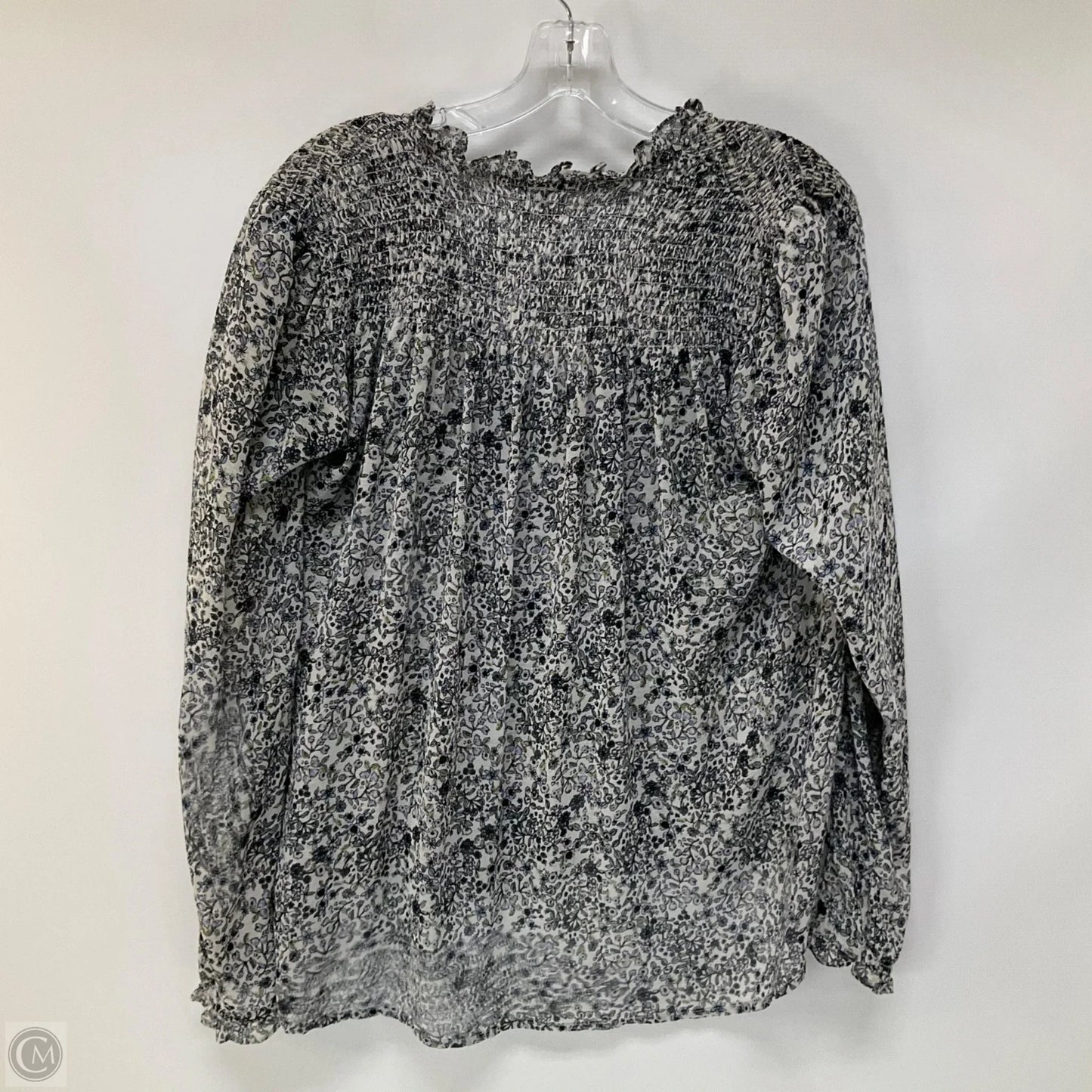 Top Long Sleeve By Free People In Floral Print, Size: M