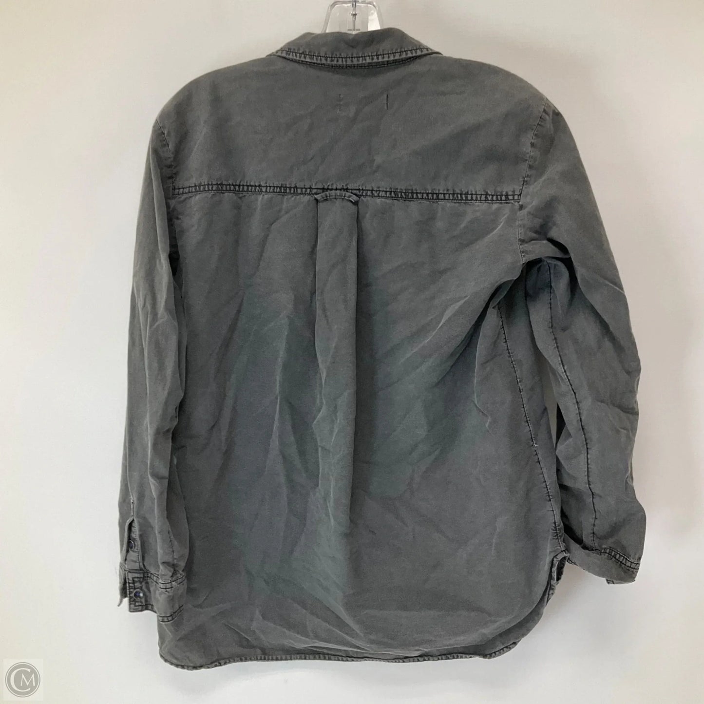 Top Long Sleeve By Pilcro In Grey, Size: Xs