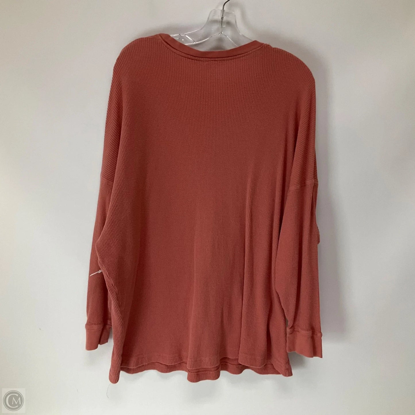 Top Long Sleeve By Free People In Pink, Size: S