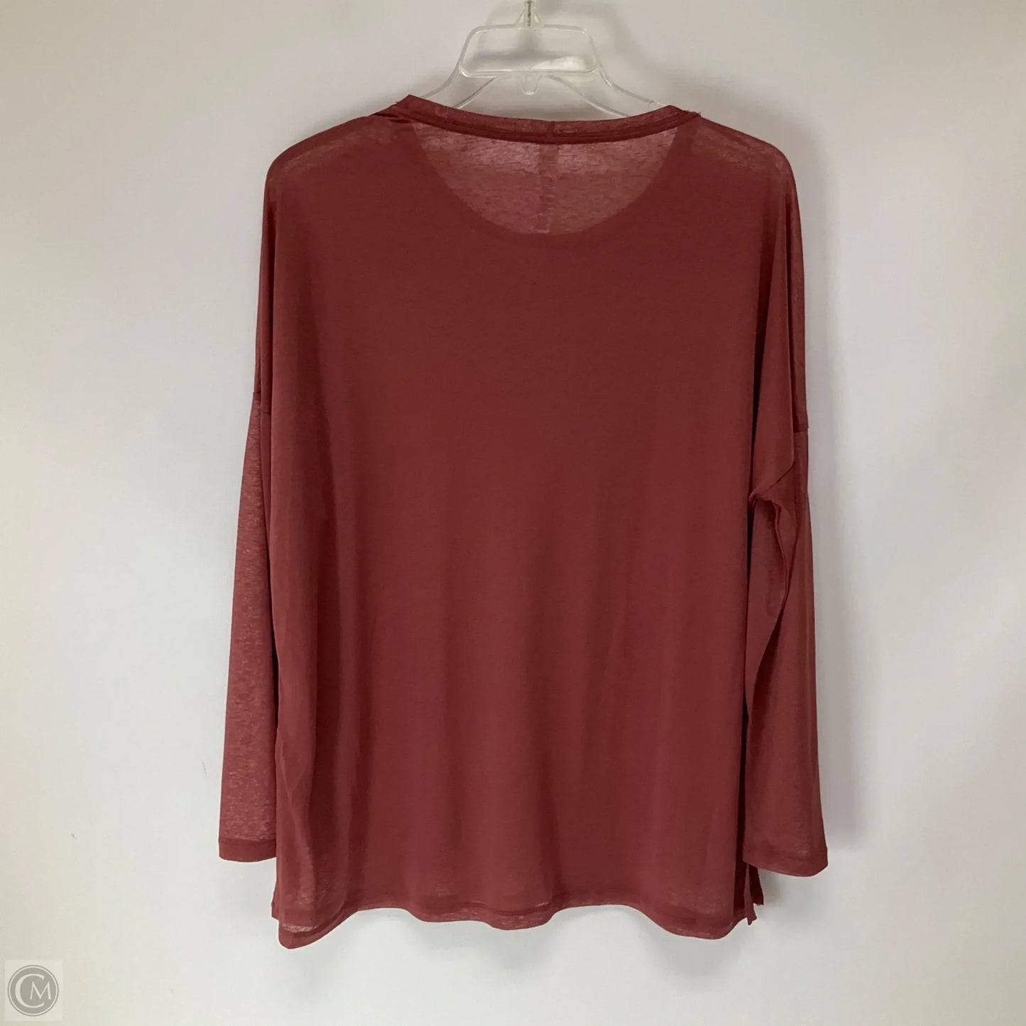 Athletic Top Long Sleeve Crewneck By Alo In Mauve, Size: S