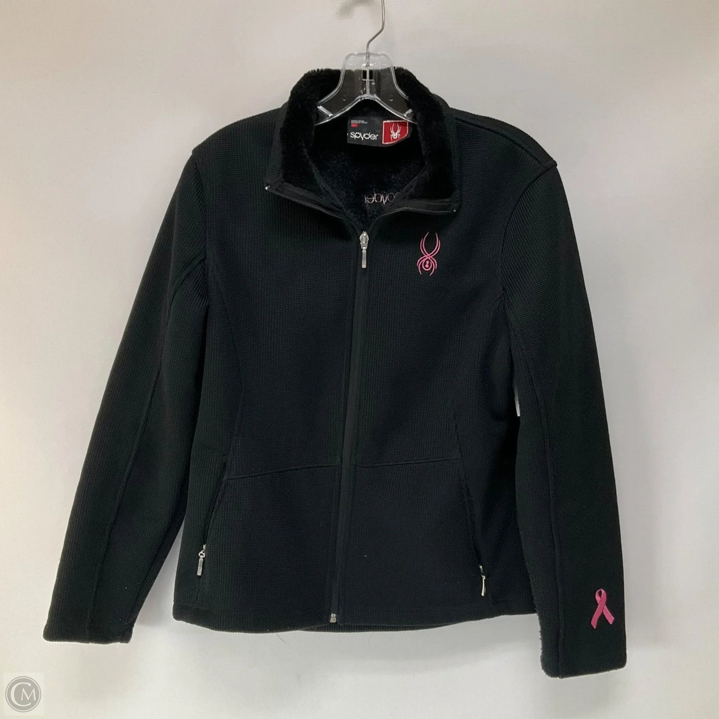 Athletic Jacket By Spyder In Black, Size: L