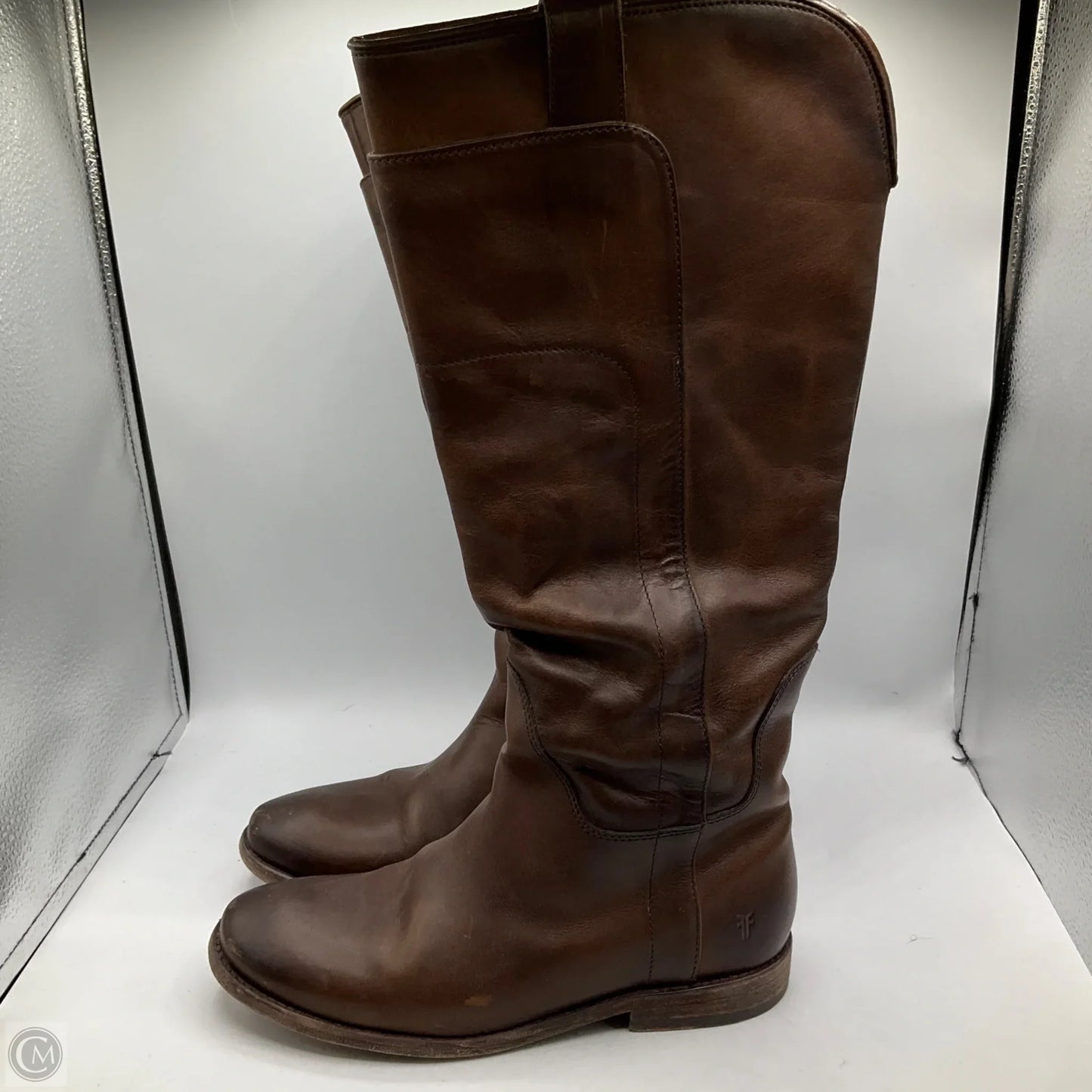 Boots Designer By Frye In Brown, Size: 7