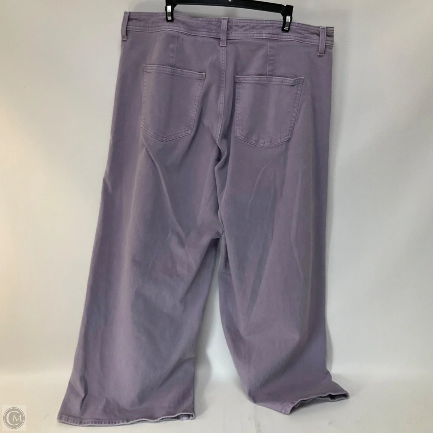 Jeans Wide Leg By Universal Thread In Purple Denim, Size: 18