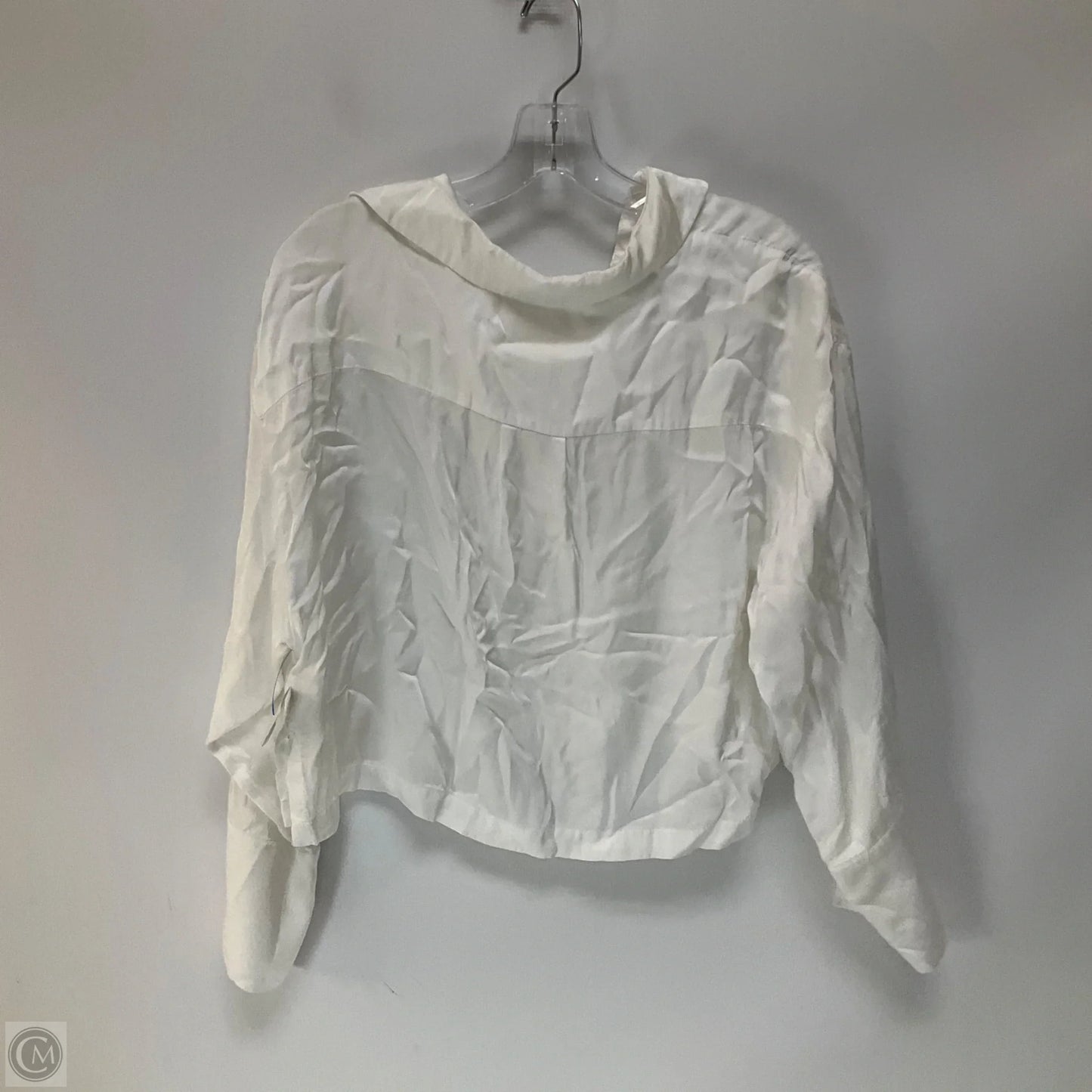 Top Long Sleeve By Maeve In White, Size: M