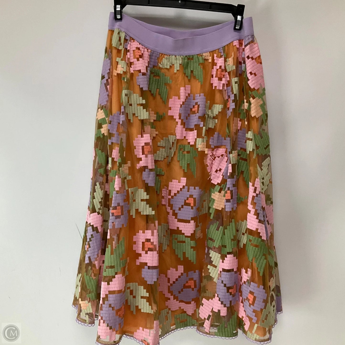Skirt Midi By Maeve In Multi-colored, Size: S